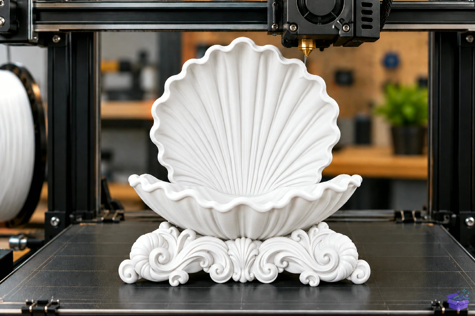 Seashell Takı Aksesuar Tutucu STL 3D Baskı - 3D Baskı ve Model Dosyası (STL, OBJ, 3MF) - detaylı önizleme 4
