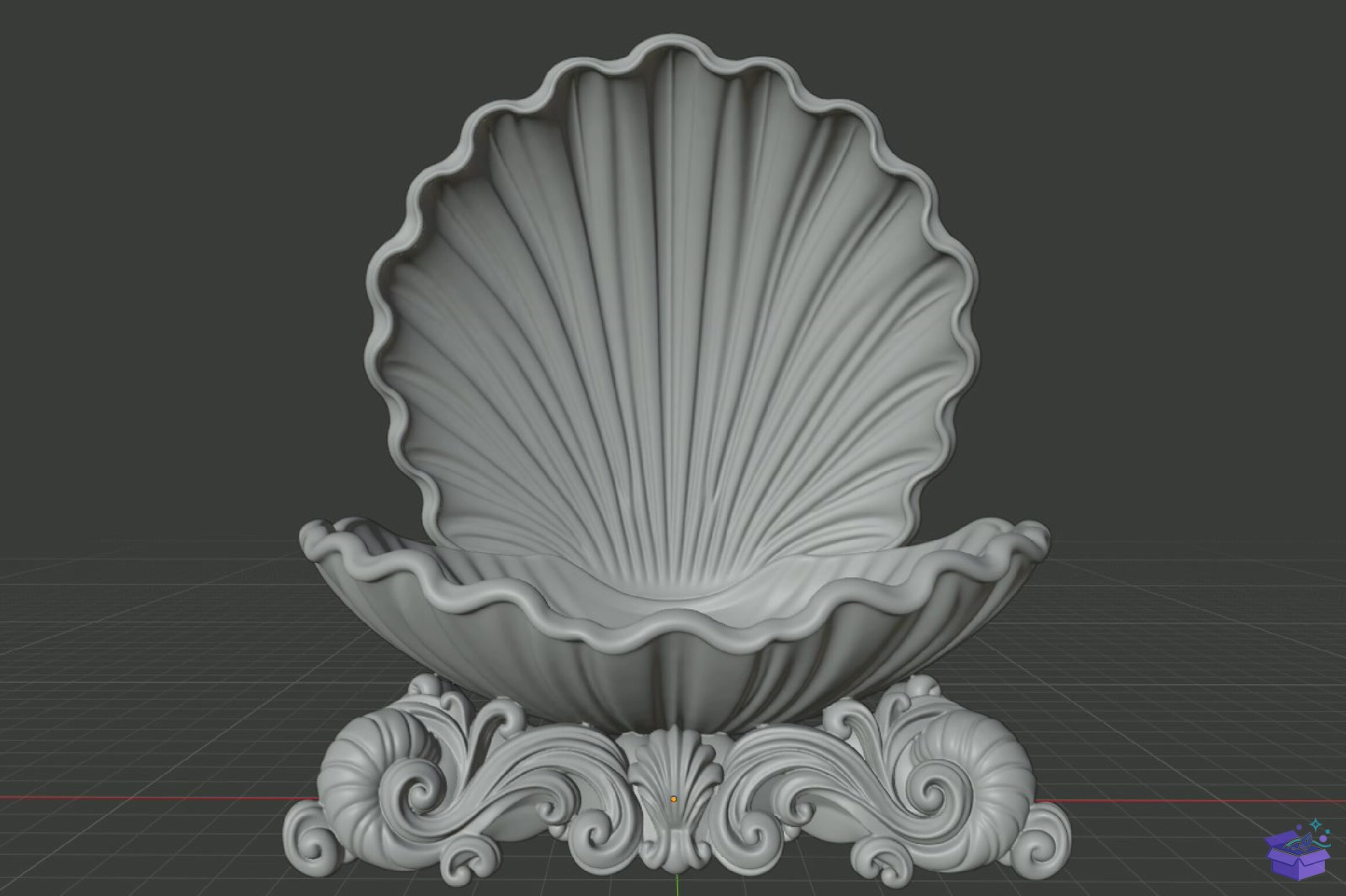 Seashell Takı Aksesuar Tutucu STL 3D Baskı - 3D Baskı ve Model Dosyası (STL, OBJ, 3MF) - detaylı önizleme 5