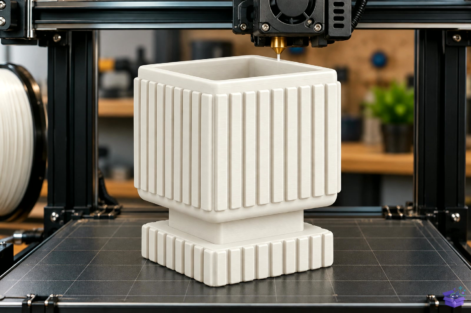 Ribbed Saksı Tasarımı Pot STL 3D Baskı - 3D Baskı ve Model Dosyası (STL, OBJ, 3MF) - detaylı önizleme 4