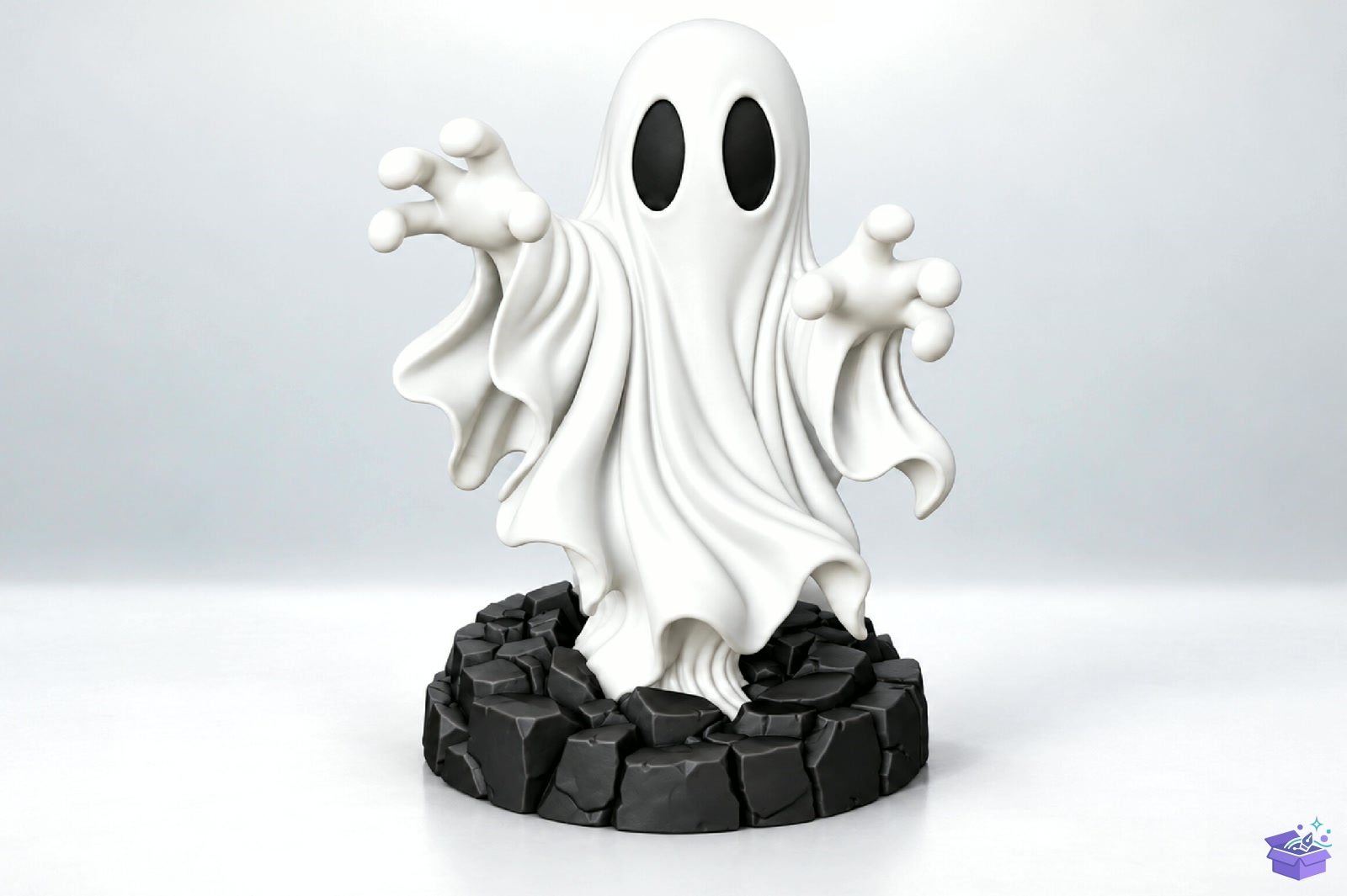 Ghost Figurine STL 3D Baskı - 3D Baskı ve Model Dosyası (STL, OBJ, 3MF) - detaylı önizleme 2
