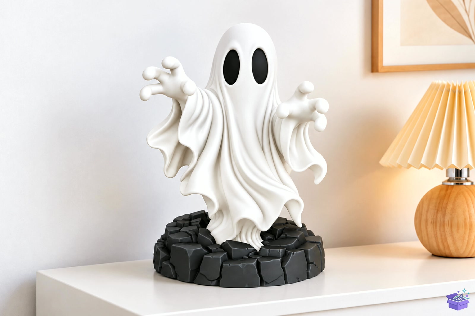 Ghost Figurine STL 3D Baskı - 3D Baskı ve Model Dosyası (STL, OBJ, 3MF) - detaylı önizleme 3