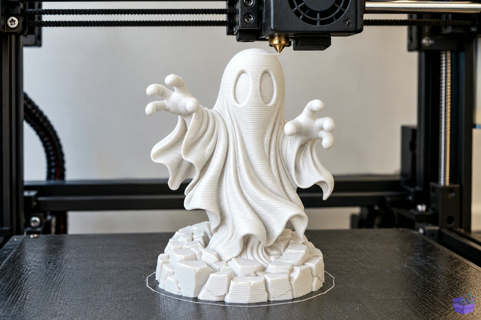 Ghost Figurine STL 3D Baskı - 3D Baskı ve Model Dosyası (STL, OBJ, 3MF) - detaylı önizleme 4