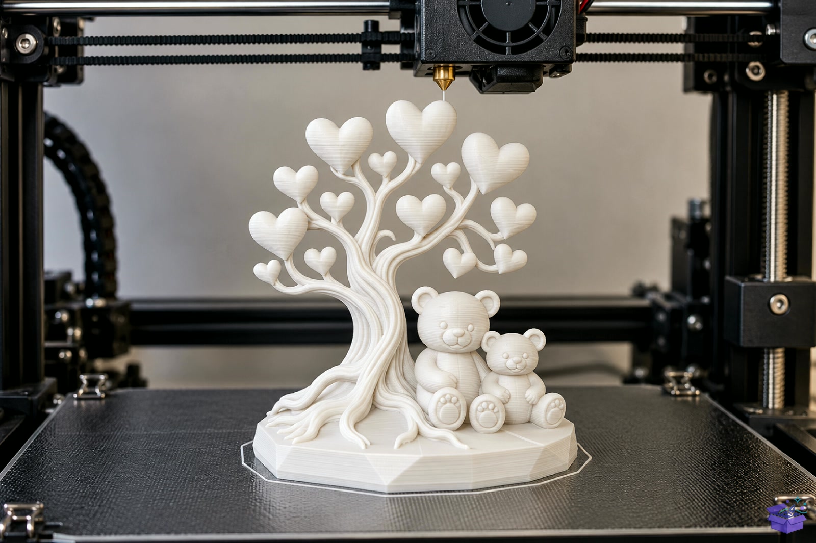 Love Ağaç Teddy Bear STL 3D Baskı - 3D Baskı ve Model Dosyası (STL, OBJ, 3MF) - detaylı önizleme 4