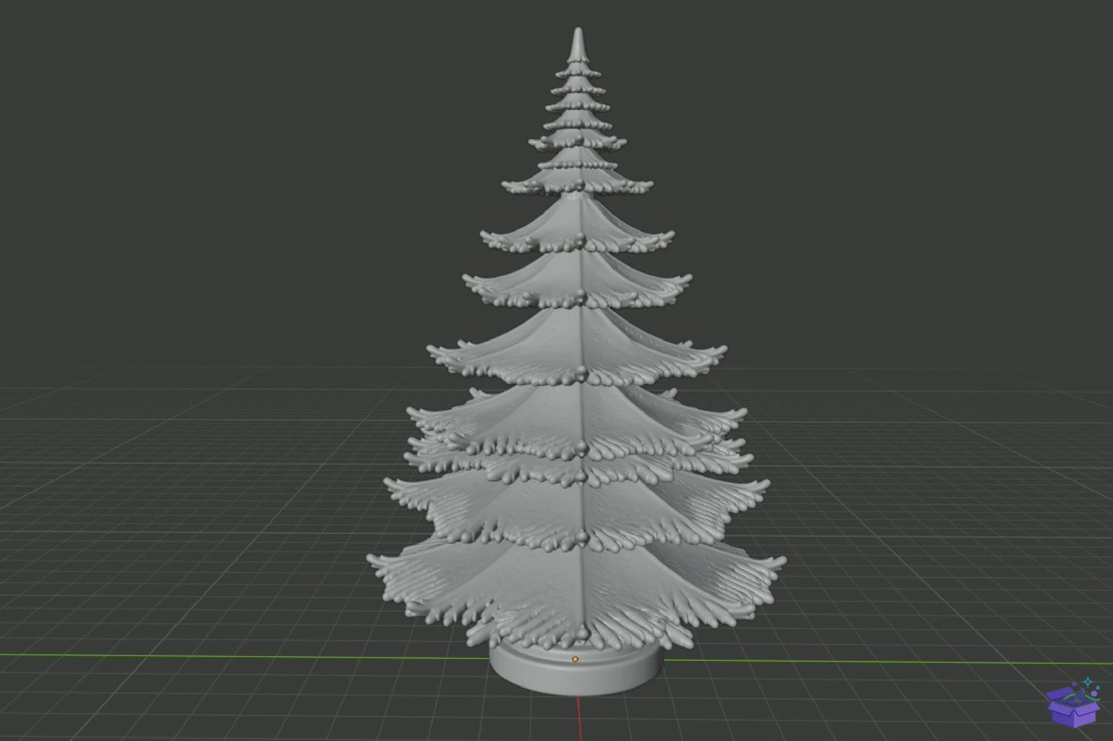 Yılbaşı Ağacı STL 3D Baskı - 3D Baskı ve Model Dosyası (STL, OBJ, 3MF) - detaylı önizleme 5
