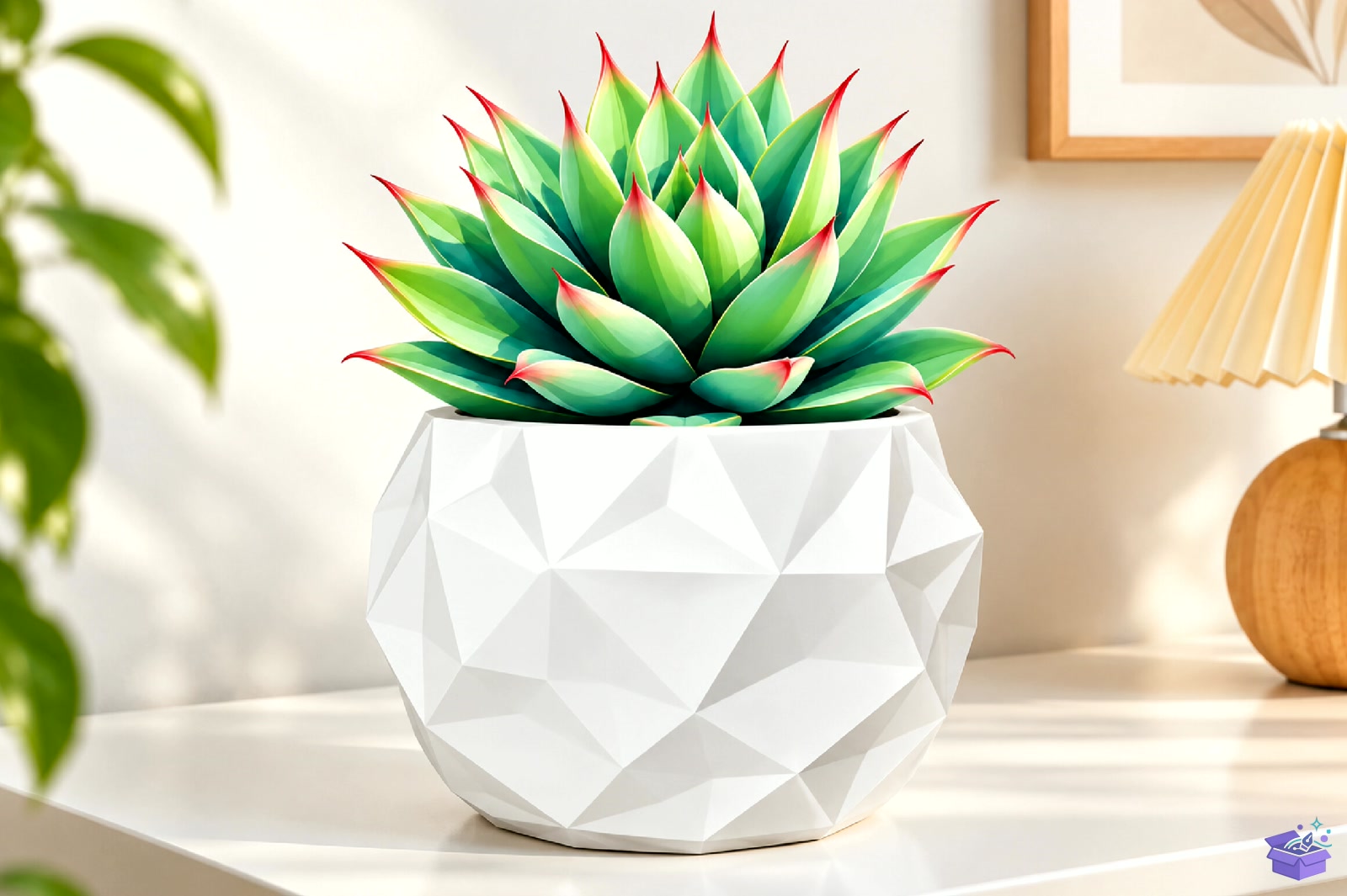 Geometric Succulent Saksı Tasarımı STL 3D Baskı - 3D Baskı ve Model Dosyası (STL, OBJ, 3MF)