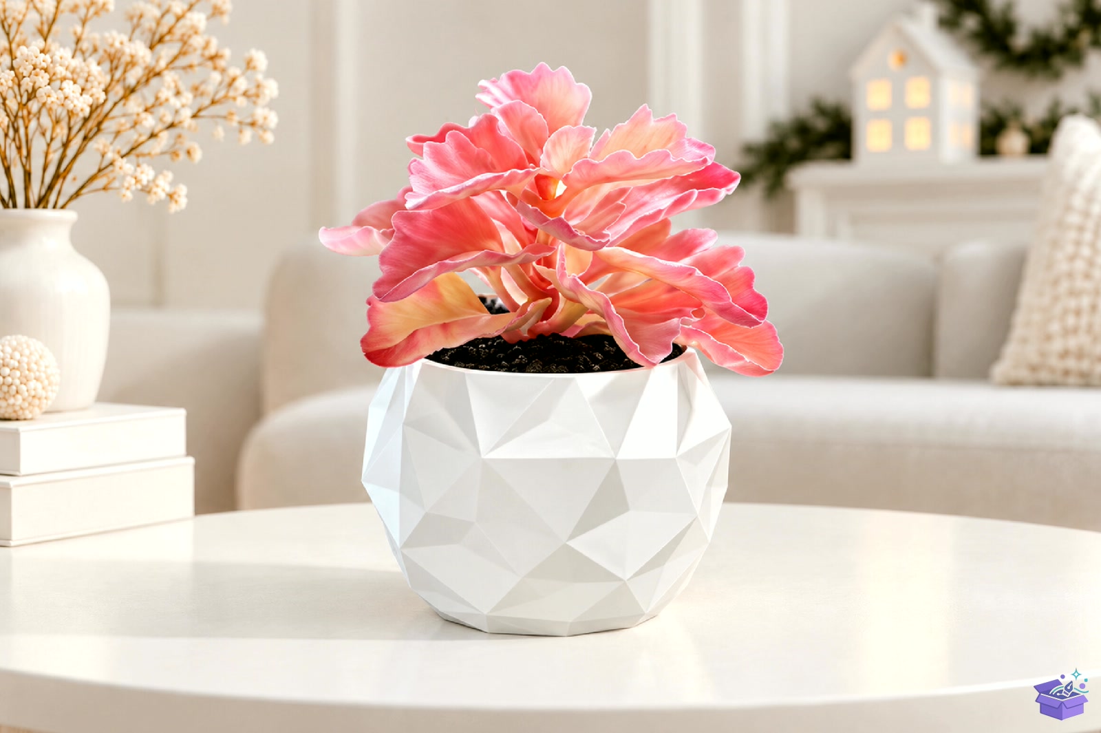 Geometric Succulent Saksı Tasarımı STL 3D Baskı - 3D Baskı ve Model Dosyası (STL, OBJ, 3MF) - detaylı önizleme 3