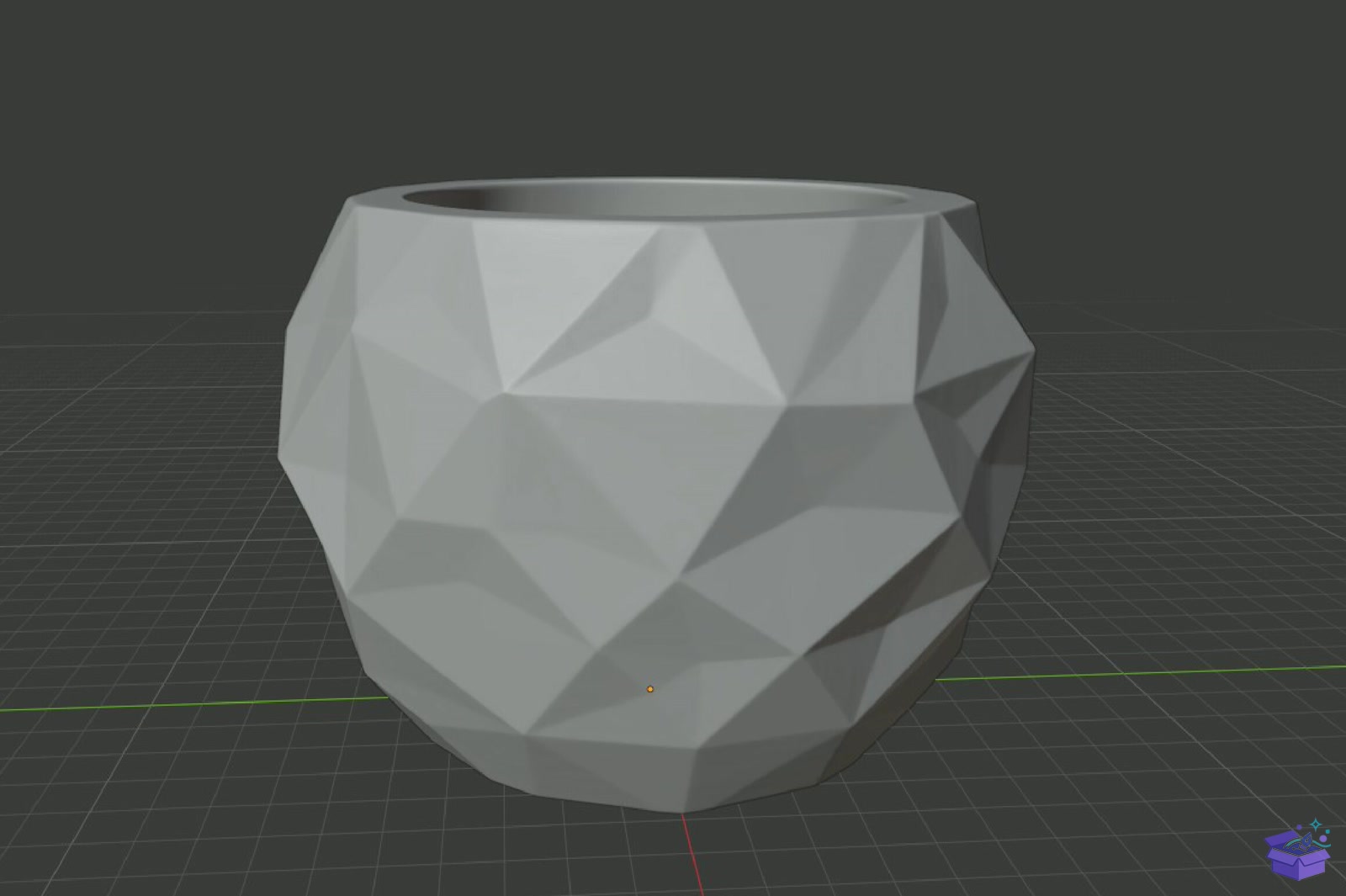 Geometric Succulent Saksı Tasarımı STL 3D Baskı - 3D Baskı ve Model Dosyası (STL, OBJ, 3MF) - detaylı önizleme 5