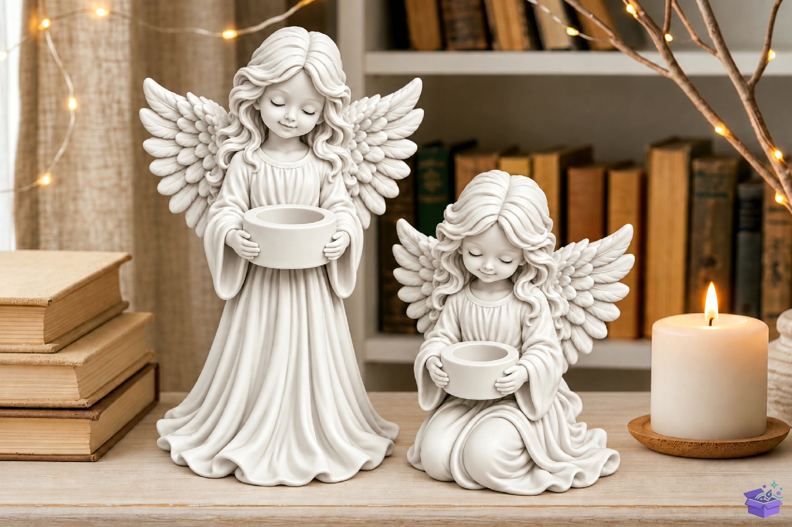 Angel Mumluk STL 3D Baskı - 3D Baskı ve Model Dosyası (STL, OBJ, 3MF)
