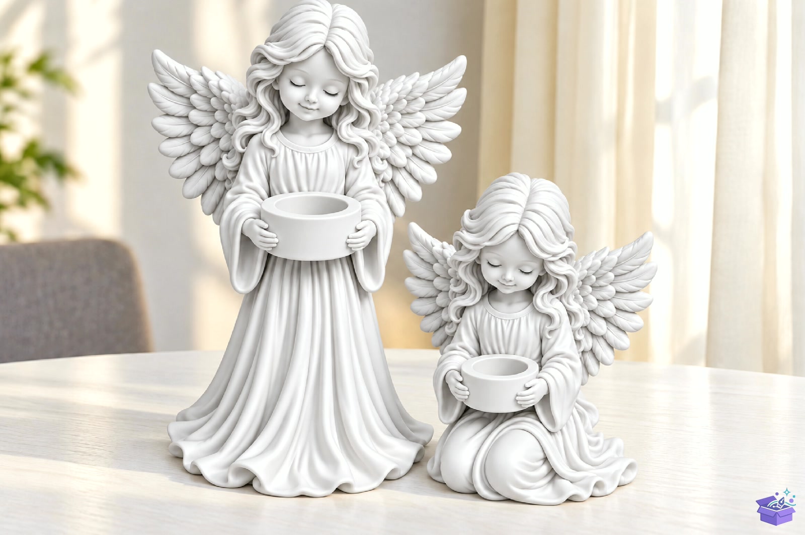 Angel Mumluk STL 3D Baskı - 3D Baskı ve Model Dosyası (STL, OBJ, 3MF) - detaylı önizleme 2