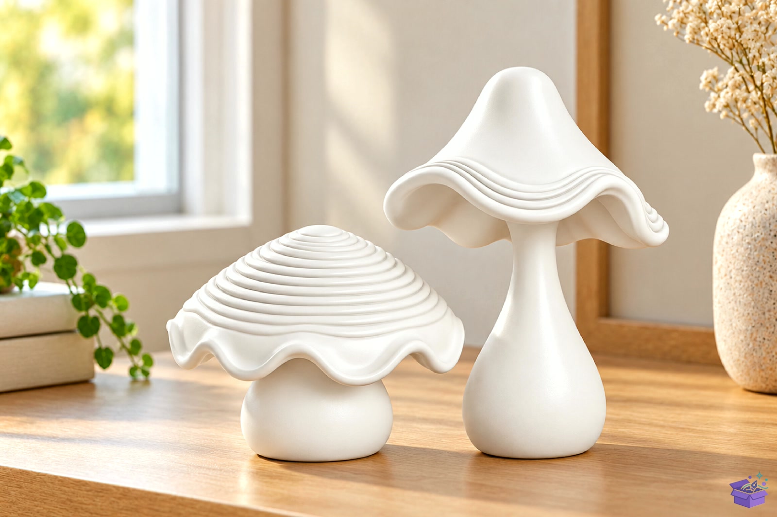Mushroom Decor Vazo Tasarımı STL 3D Baskı - 3D Baskı ve Model Dosyası (STL, OBJ, 3MF) - detaylı önizleme 2
