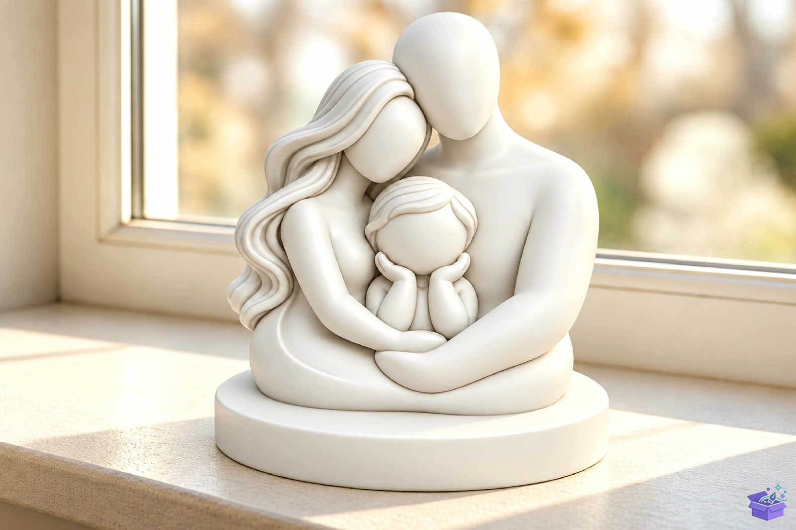 Family Love Sculpture 3D Baskı STL - 3D Baskı ve Model Dosyası (STL, OBJ, 3MF) - detaylı önizleme 3