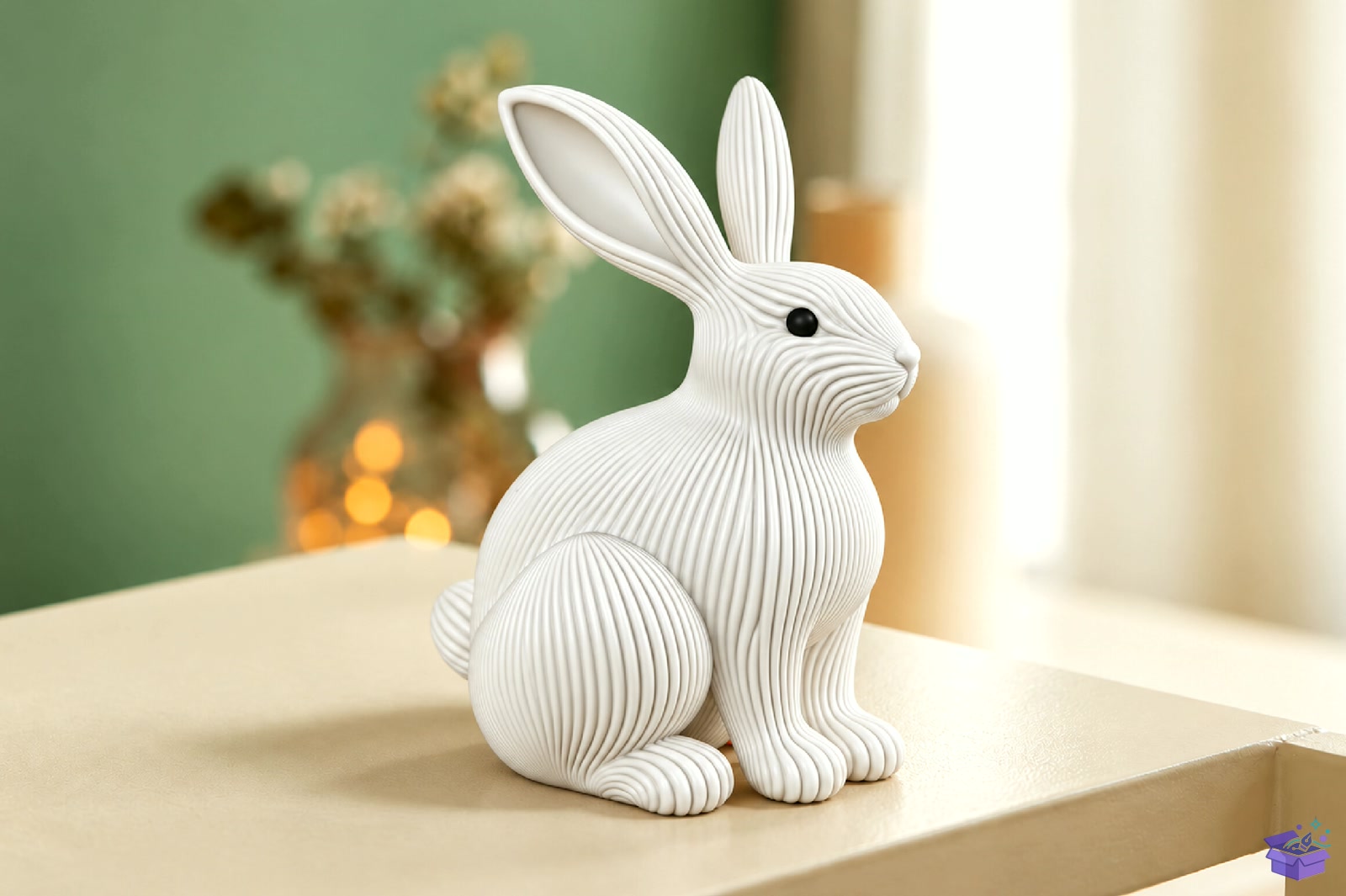 Ribbed Bunny Rabbit STL 3D Baskı - 3D Baskı ve Model Dosyası (STL, OBJ, 3MF) - detaylı önizleme 3