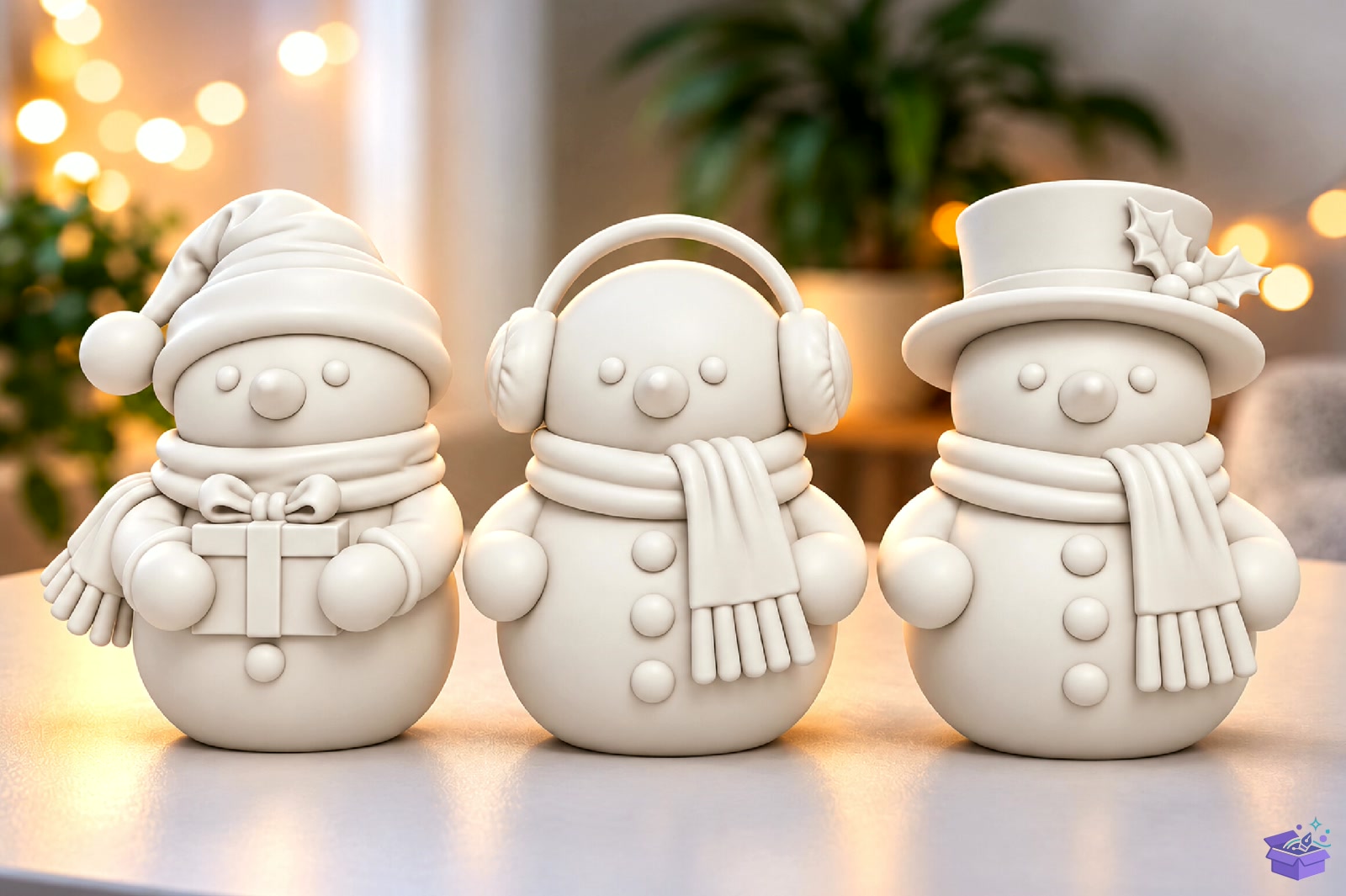 Yılbaşı Snowman 3D Baskı STL File - 3D Baskı ve Model Dosyası (STL, OBJ, 3MF) - detaylı önizleme 3