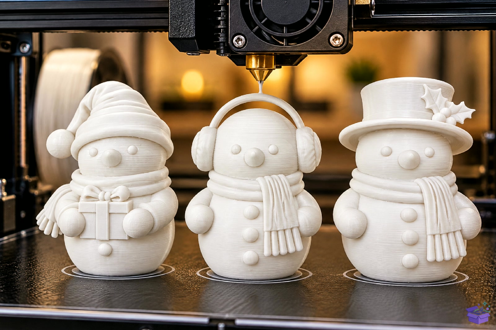 Yılbaşı Snowman 3D Baskı STL File - 3D Baskı ve Model Dosyası (STL, OBJ, 3MF) - detaylı önizleme 4