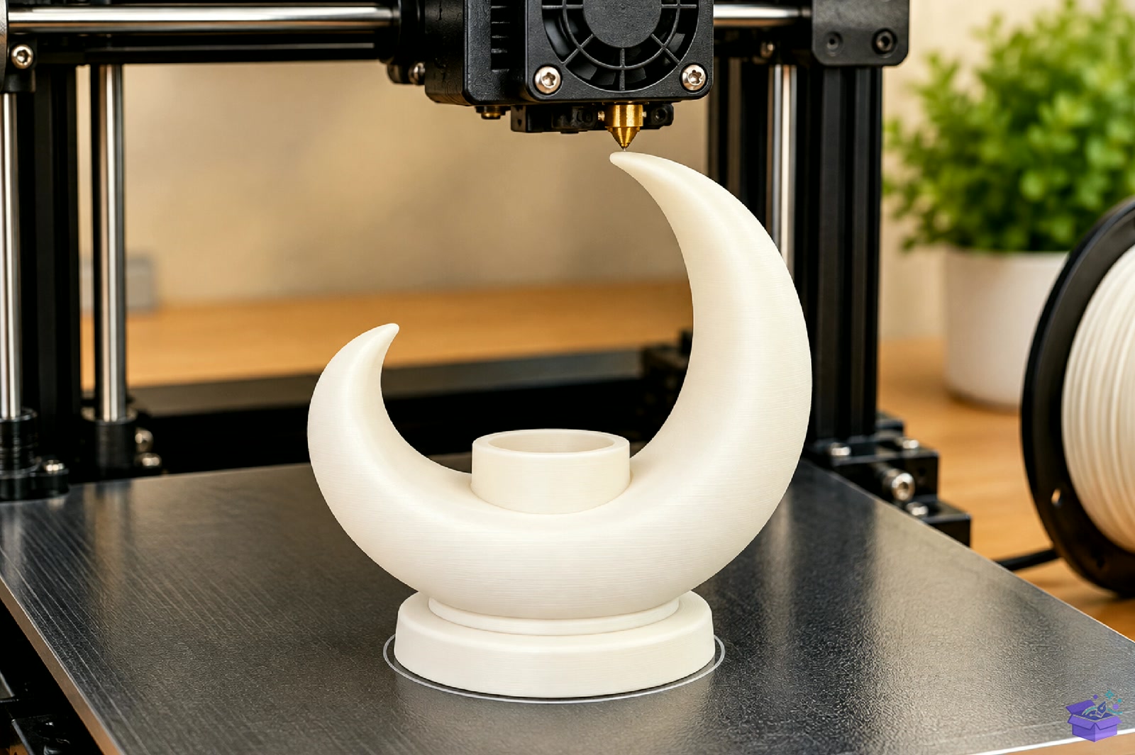 Crescent Moon Mumluk STL 3D Baskı - 3D Baskı ve Model Dosyası (STL, OBJ, 3MF) - detaylı önizleme 4