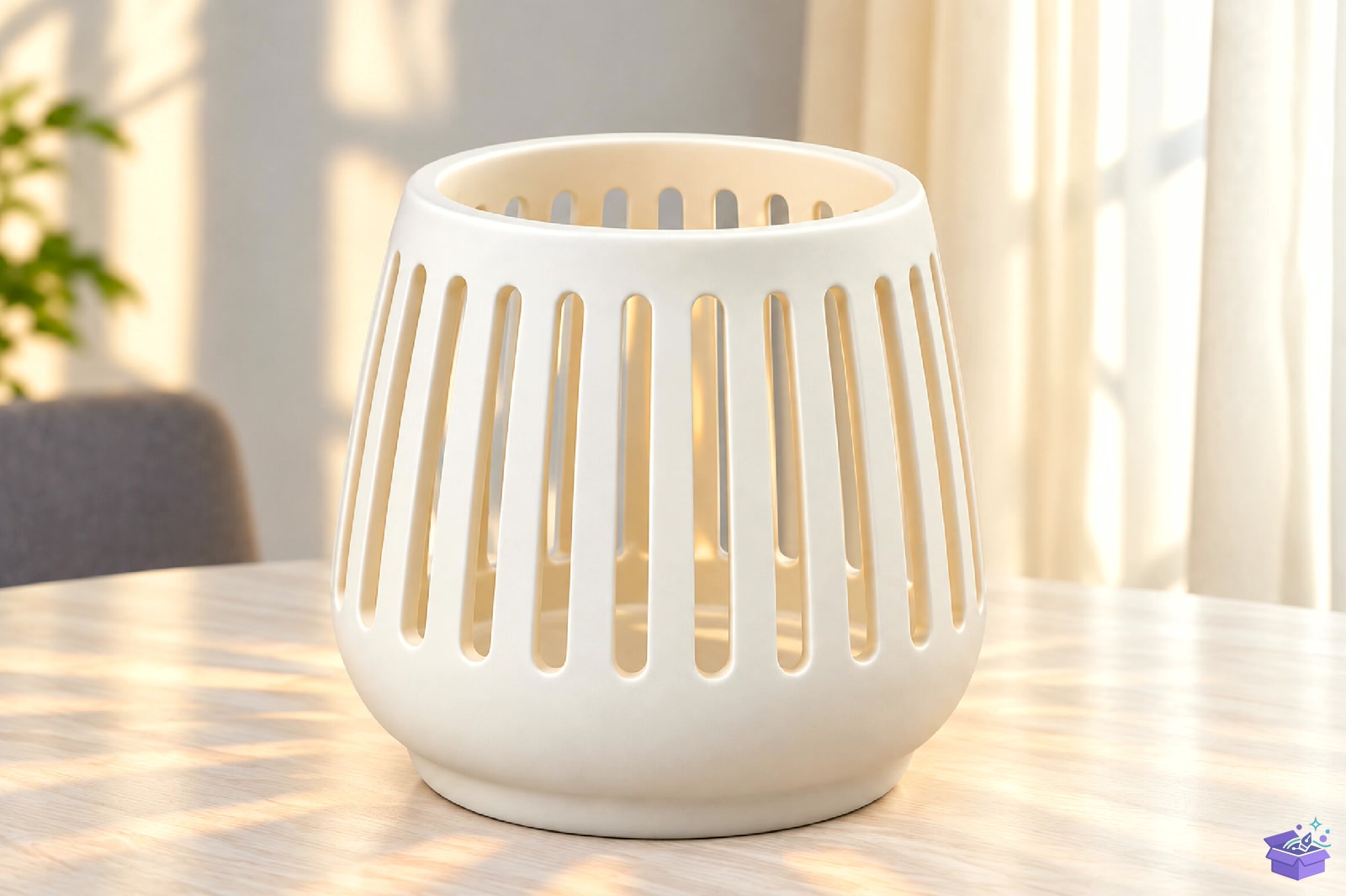 Modern Slotted Saksı Tasarımı Pot STL 3D Baskı - 3D Baskı ve Model Dosyası (STL, OBJ, 3MF) - detaylı önizleme 3