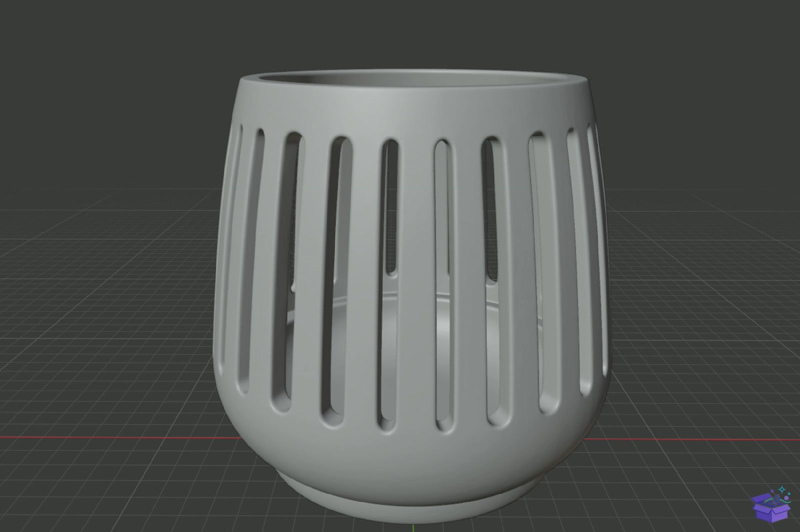 Modern Slotted Saksı Tasarımı Pot STL 3D Baskı - 3D Baskı ve Model Dosyası (STL, OBJ, 3MF) - detaylı önizleme 5