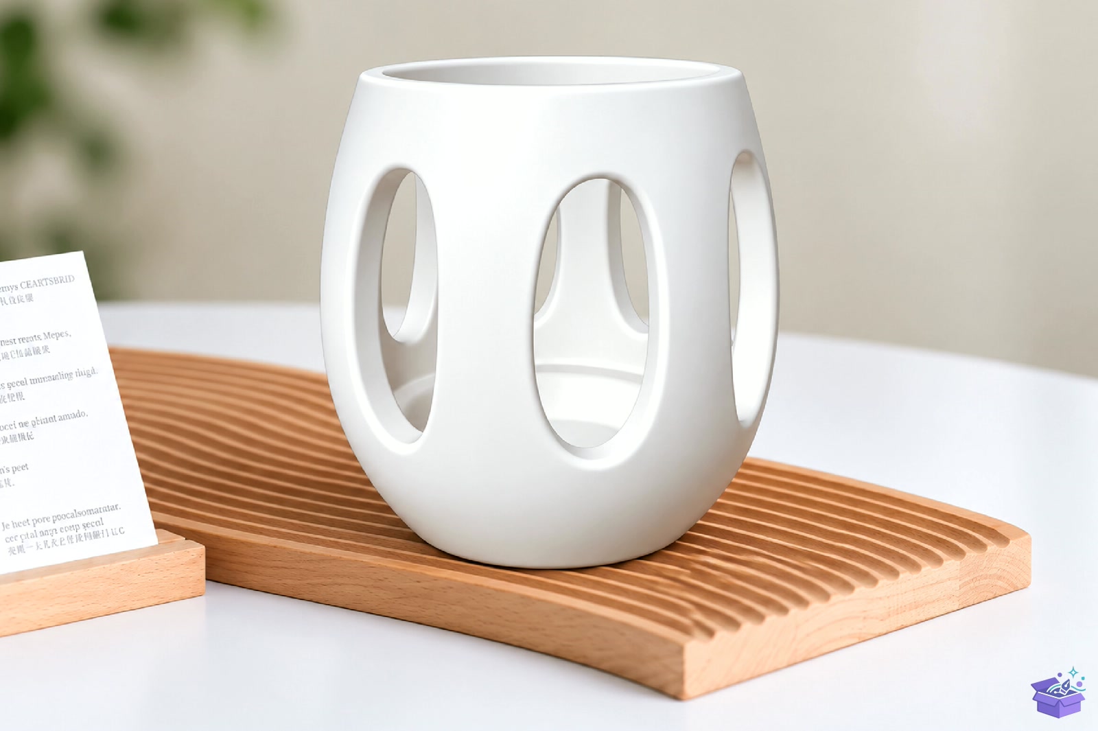 Modern Oval Fener Saksı Tasarımı STL 3D Baskı - 3D Baskı ve Model Dosyası (STL, OBJ, 3MF) - detaylı önizleme 3