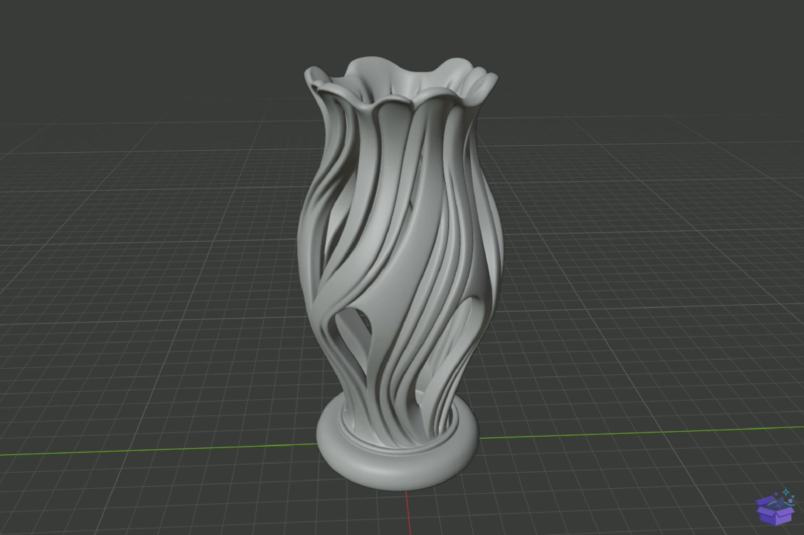 Elegant Floral Vazo Tasarımı Decor STL 3D Baskı - 3D Baskı ve Model Dosyası (STL, OBJ, 3MF) - detaylı önizleme 5