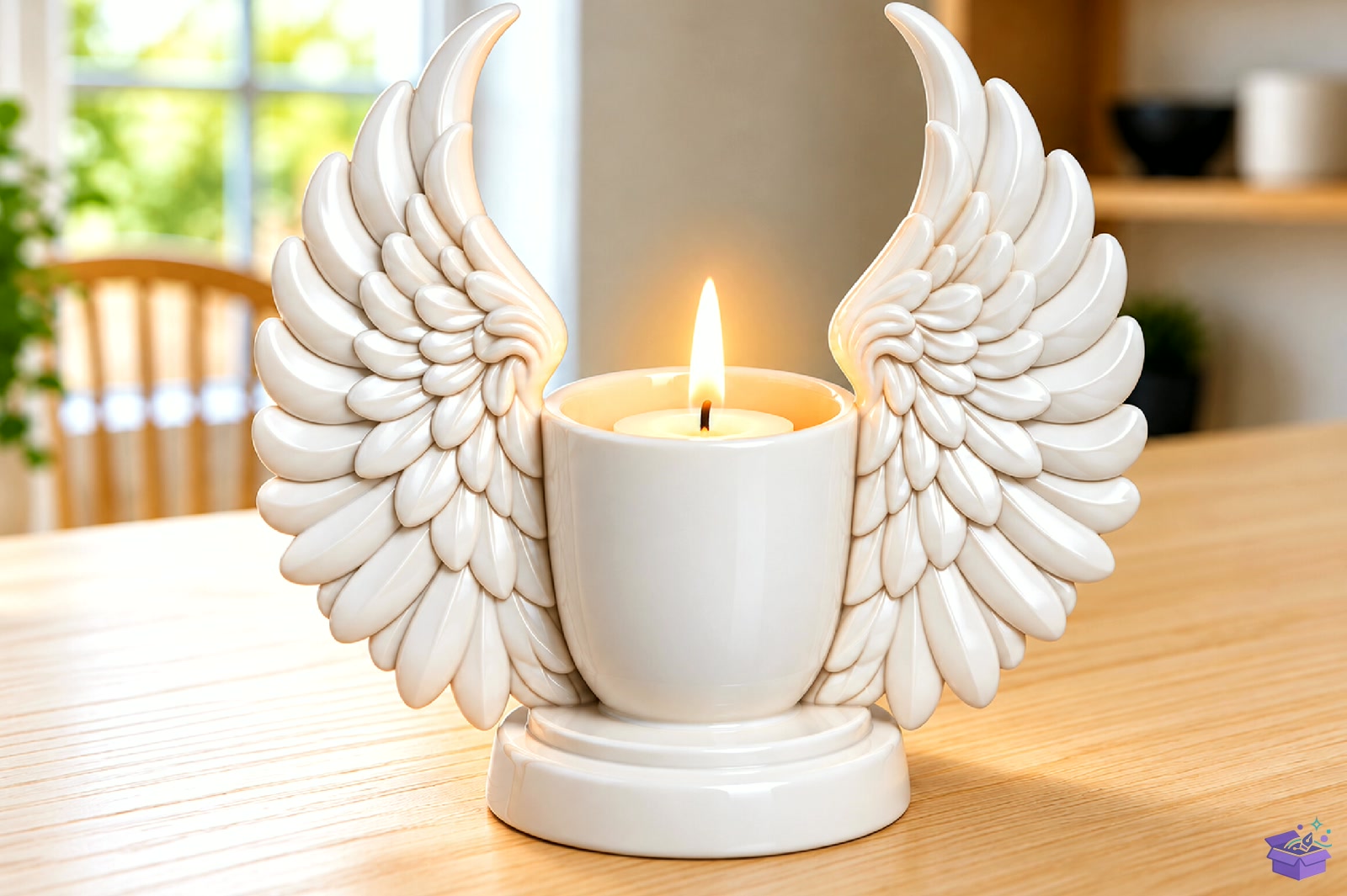 Angel Wings Mumluk STL 3D Baskı - 3D Baskı ve Model Dosyası (STL, OBJ, 3MF) - detaylı önizleme 3
