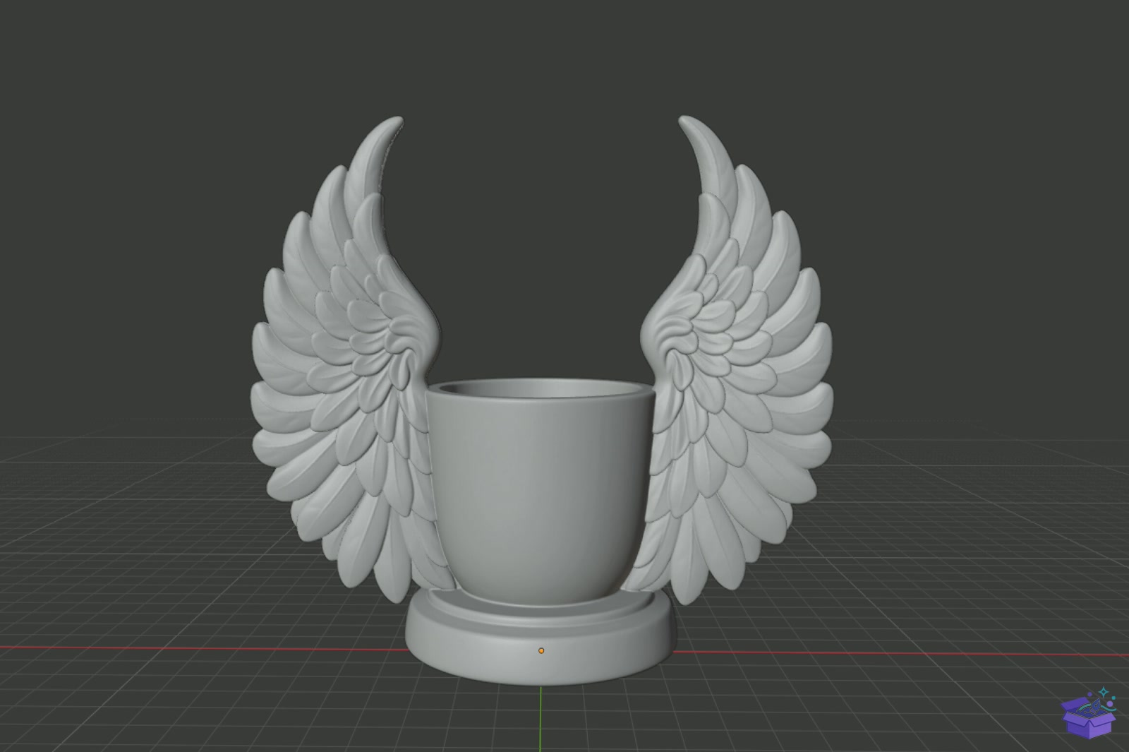 Angel Wings Mumluk STL 3D Baskı - 3D Baskı ve Model Dosyası (STL, OBJ, 3MF) - detaylı önizleme 5