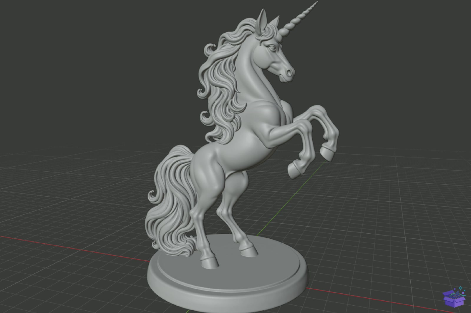 Unicorn At Heykel Biblo STL 3D Baskı - 3D Baskı ve Model Dosyası (STL, OBJ, 3MF) - detaylı önizleme 5