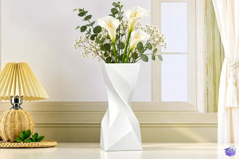 Twisted Geometric Vazo Tasarımı STL 3D Baskı - 3D Baskı ve Model Dosyası (STL, OBJ, 3MF) - 3D Baskı  İndir (STL, OBJ, 3MF)