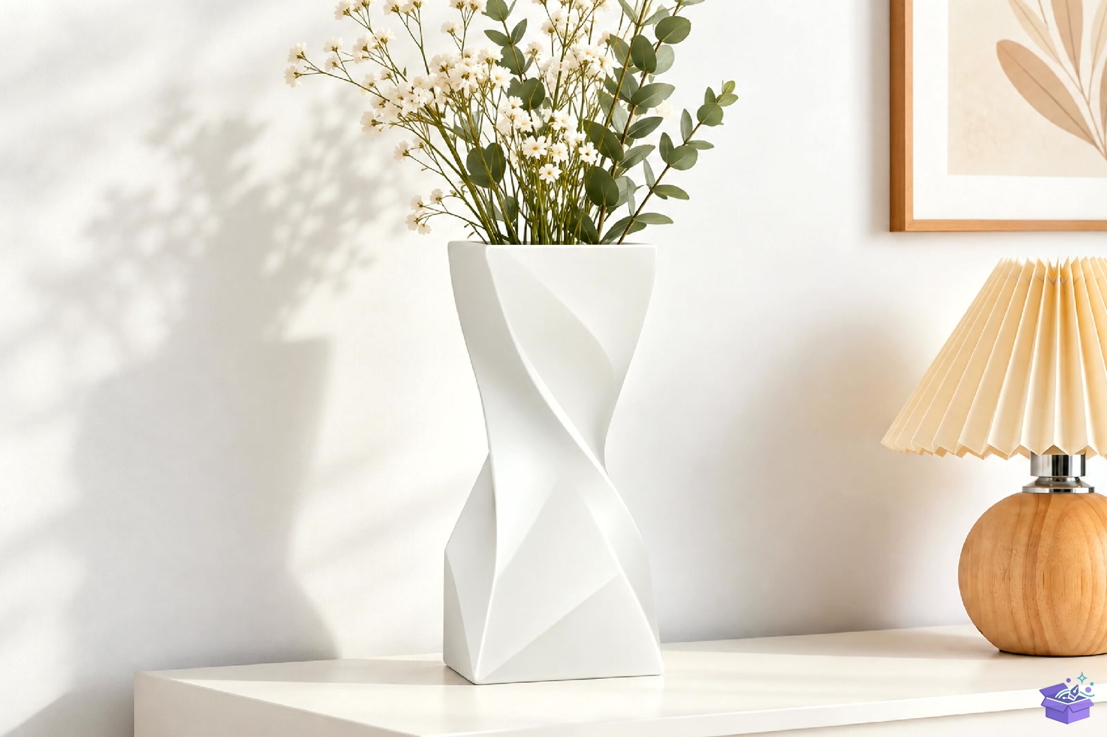 Twisted Geometric Vazo Tasarımı STL 3D Baskı - 3D Baskı ve Model Dosyası (STL, OBJ, 3MF) - detaylı önizleme 2