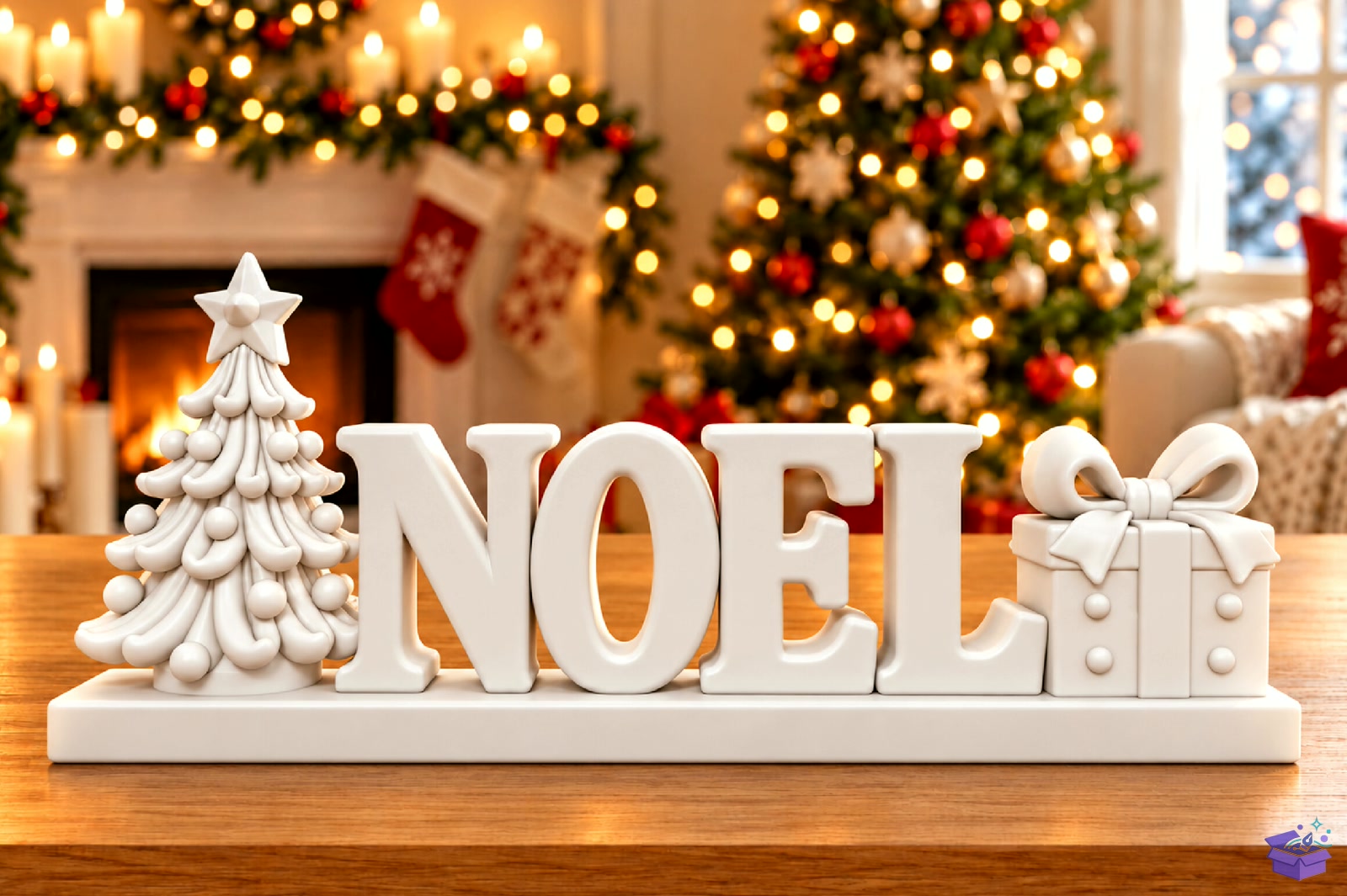 Yılbaşı Noel Decor STL 3D Baskı - 3D Baskı ve Model Dosyası (STL, OBJ, 3MF) - detaylı önizleme 2