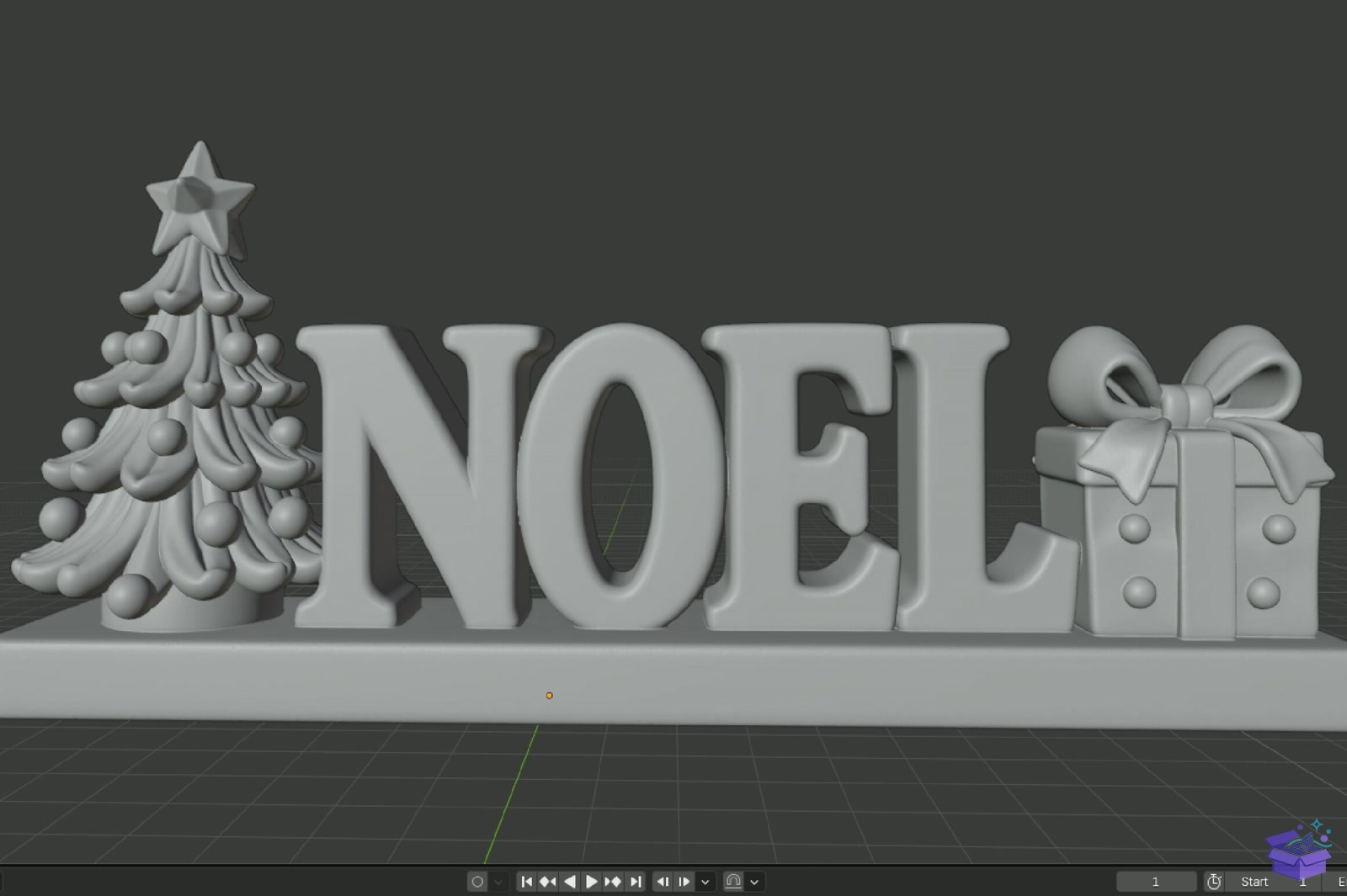 Yılbaşı Noel Decor STL 3D Baskı - 3D Baskı ve Model Dosyası (STL, OBJ, 3MF) - detaylı önizleme 5