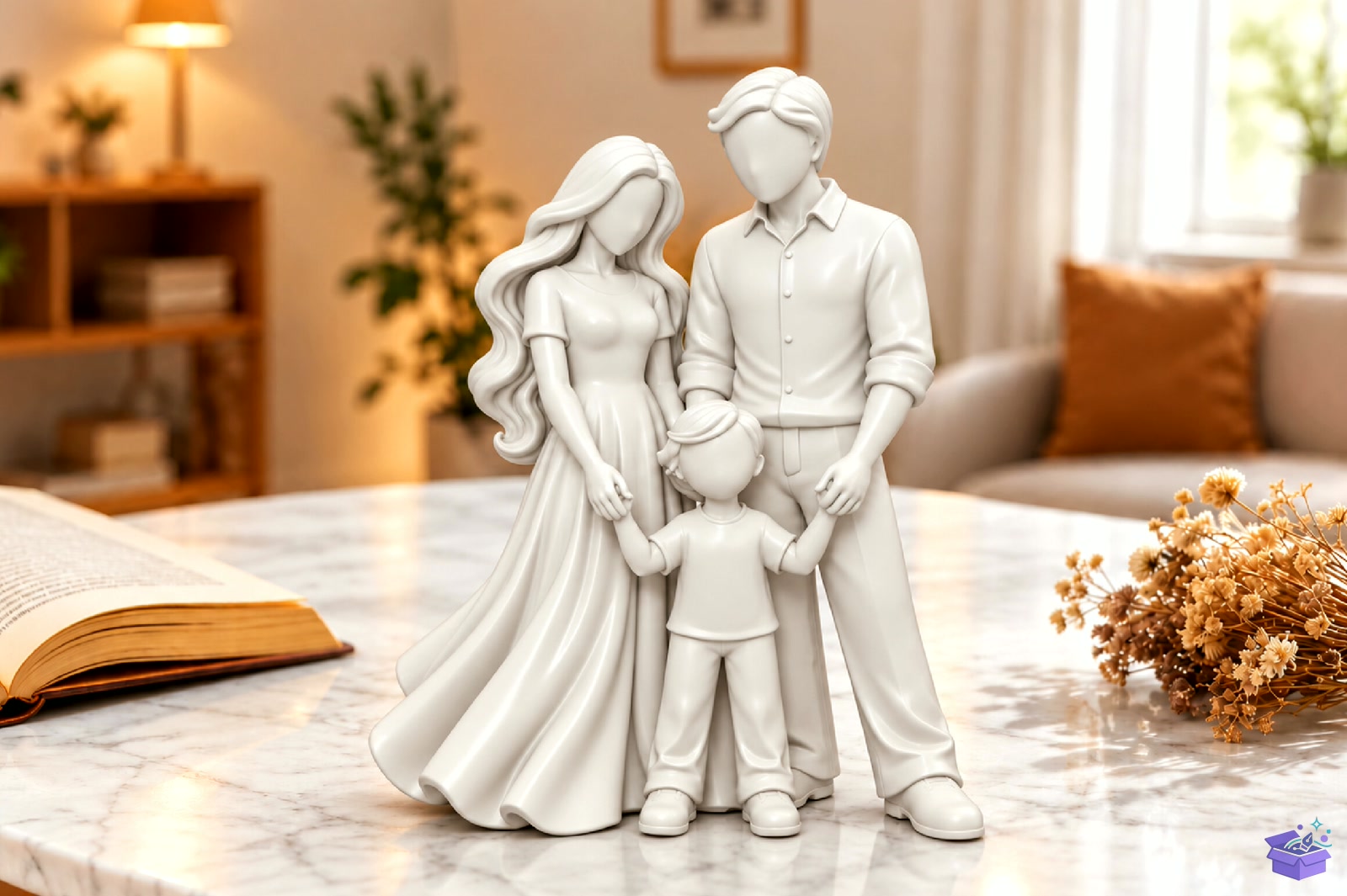 Family Couple Decor STL 3D Baskı - 3D Baskı ve Model Dosyası (STL, OBJ, 3MF) - detaylı önizleme 3