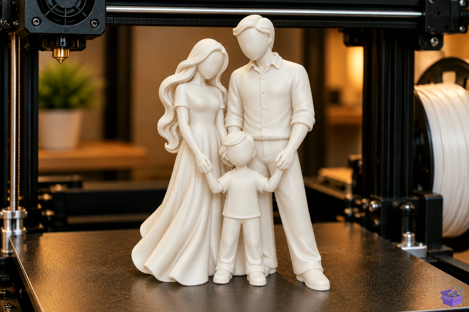 Family Couple Decor STL 3D Baskı - 3D Baskı ve Model Dosyası (STL, OBJ, 3MF) - detaylı önizleme 4