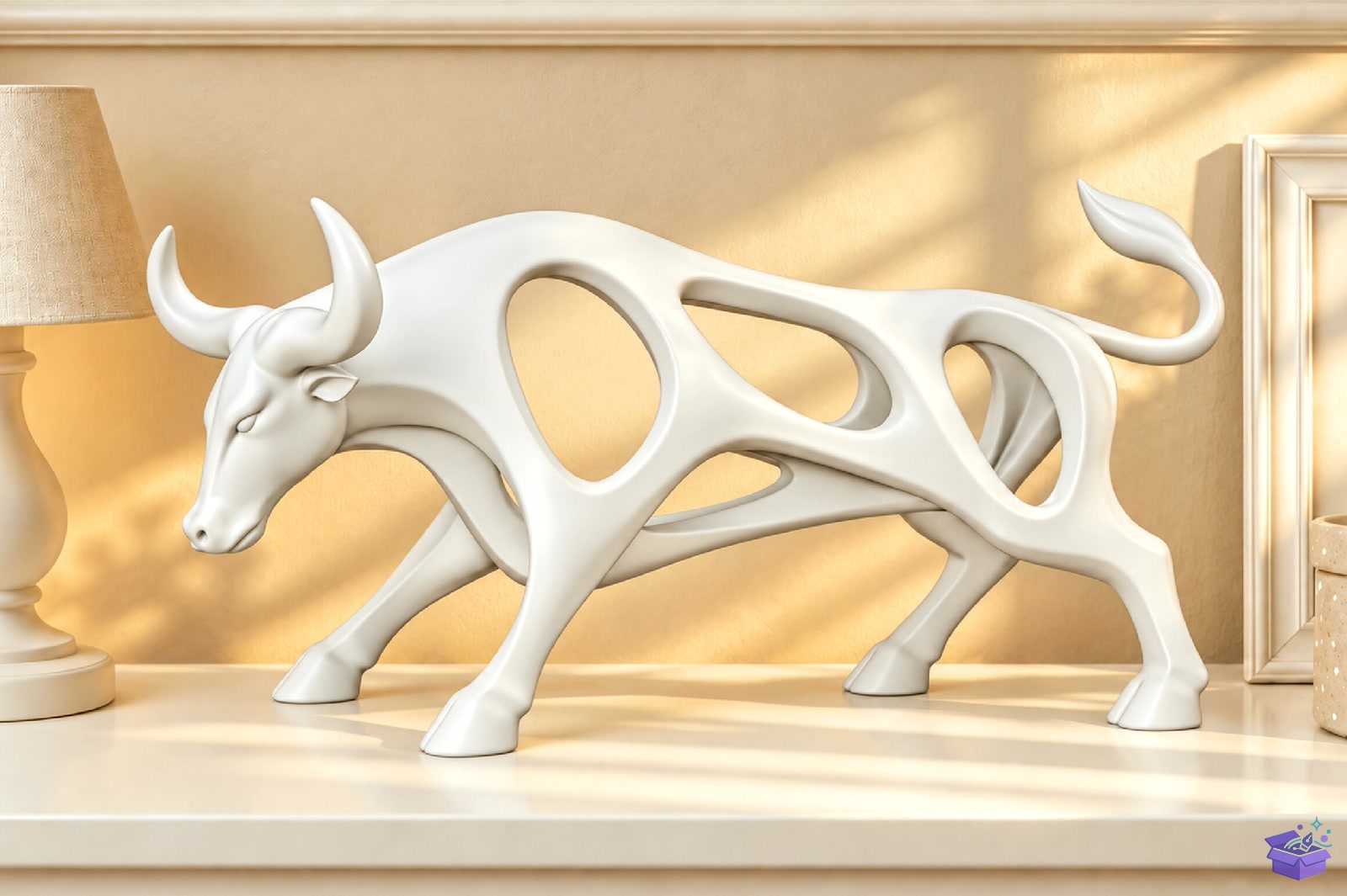 Bull Abstract Decor STL 3D Baskı - 3D Baskı ve Model Dosyası (STL, OBJ, 3MF) - detaylı önizleme 2