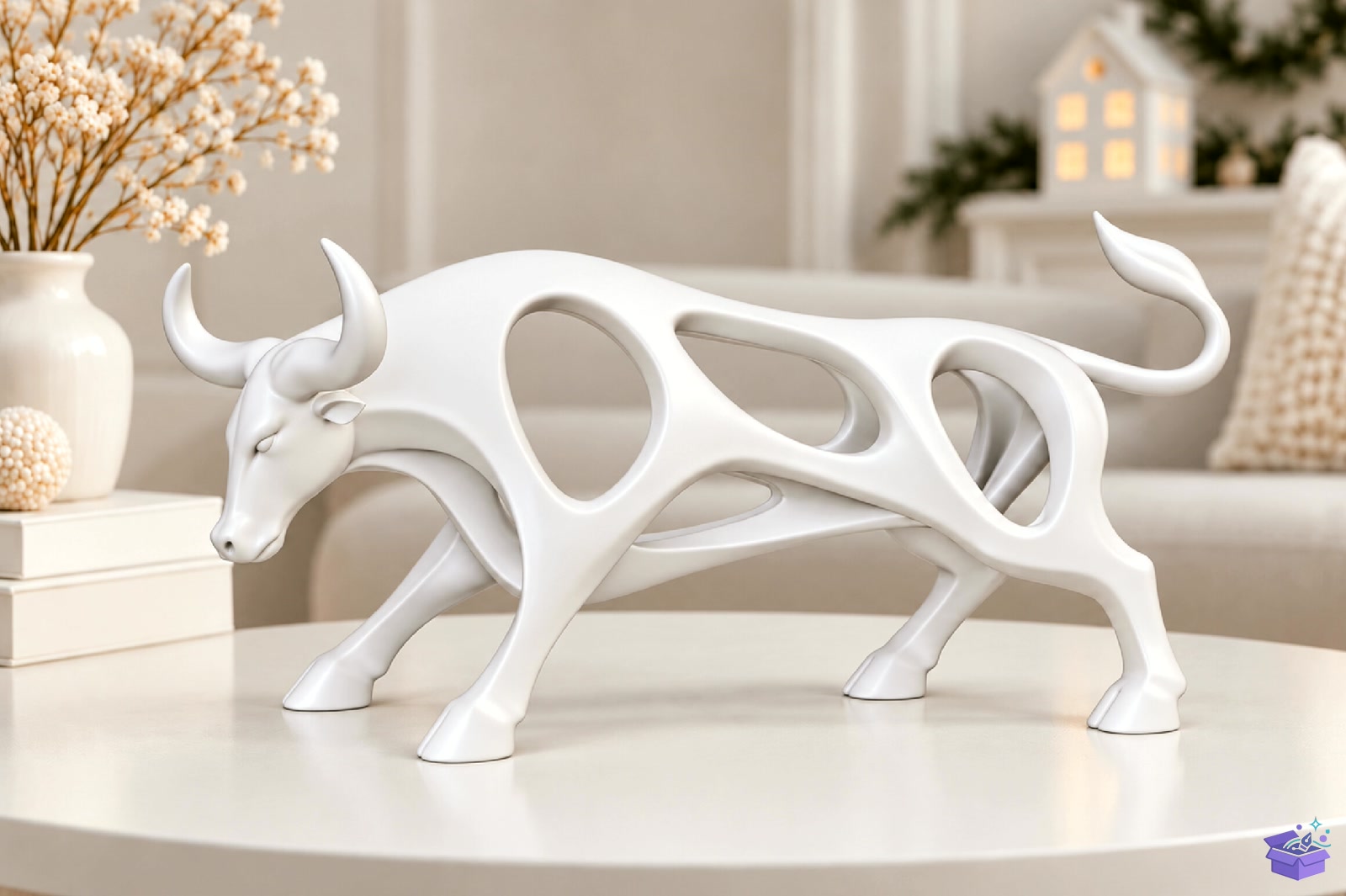 Bull Abstract Decor STL 3D Baskı - 3D Baskı ve Model Dosyası (STL, OBJ, 3MF) - detaylı önizleme 3