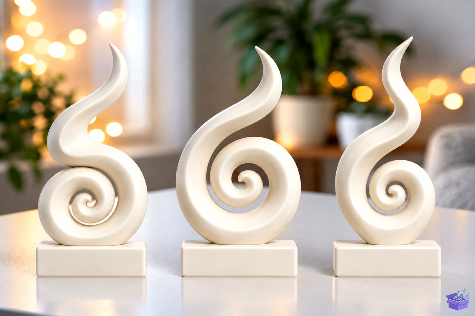 Swirl Abstract Decor STL 3D Baskı - 3D Baskı ve Model Dosyası (STL, OBJ, 3MF) - detaylı önizleme 3