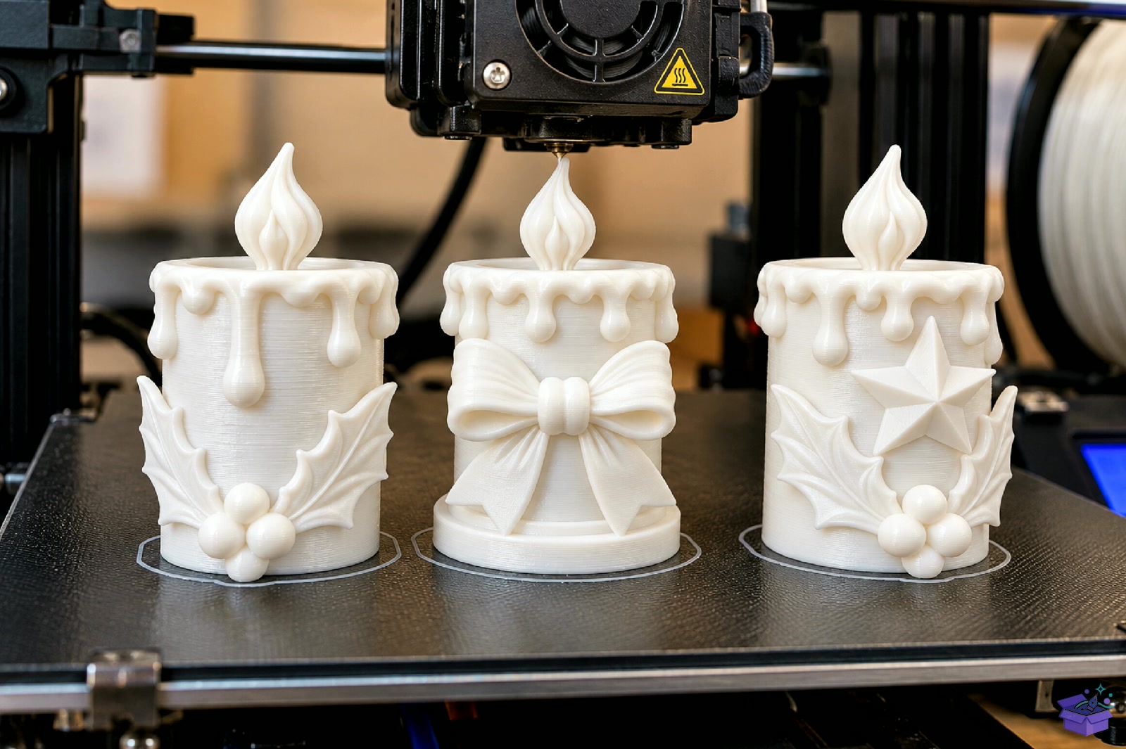 Yılbaşı Candle STL 3D Baskı - 3D Baskı ve Model Dosyası (STL, OBJ, 3MF) - detaylı önizleme 5