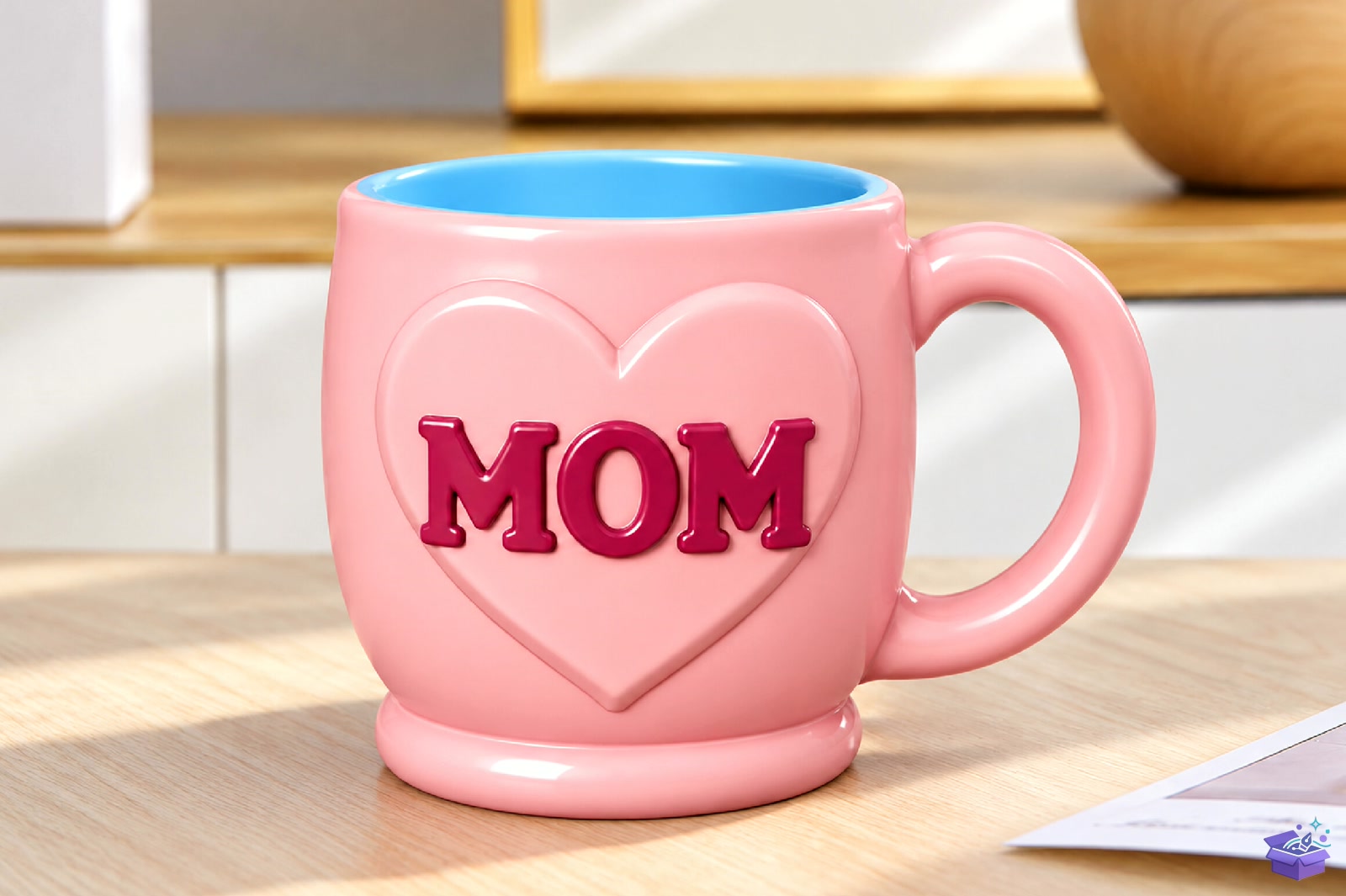 Mom Kalp Temalı Mug STL 3D Baskı - 3D Baskı ve Model Dosyası (STL, OBJ, 3MF)