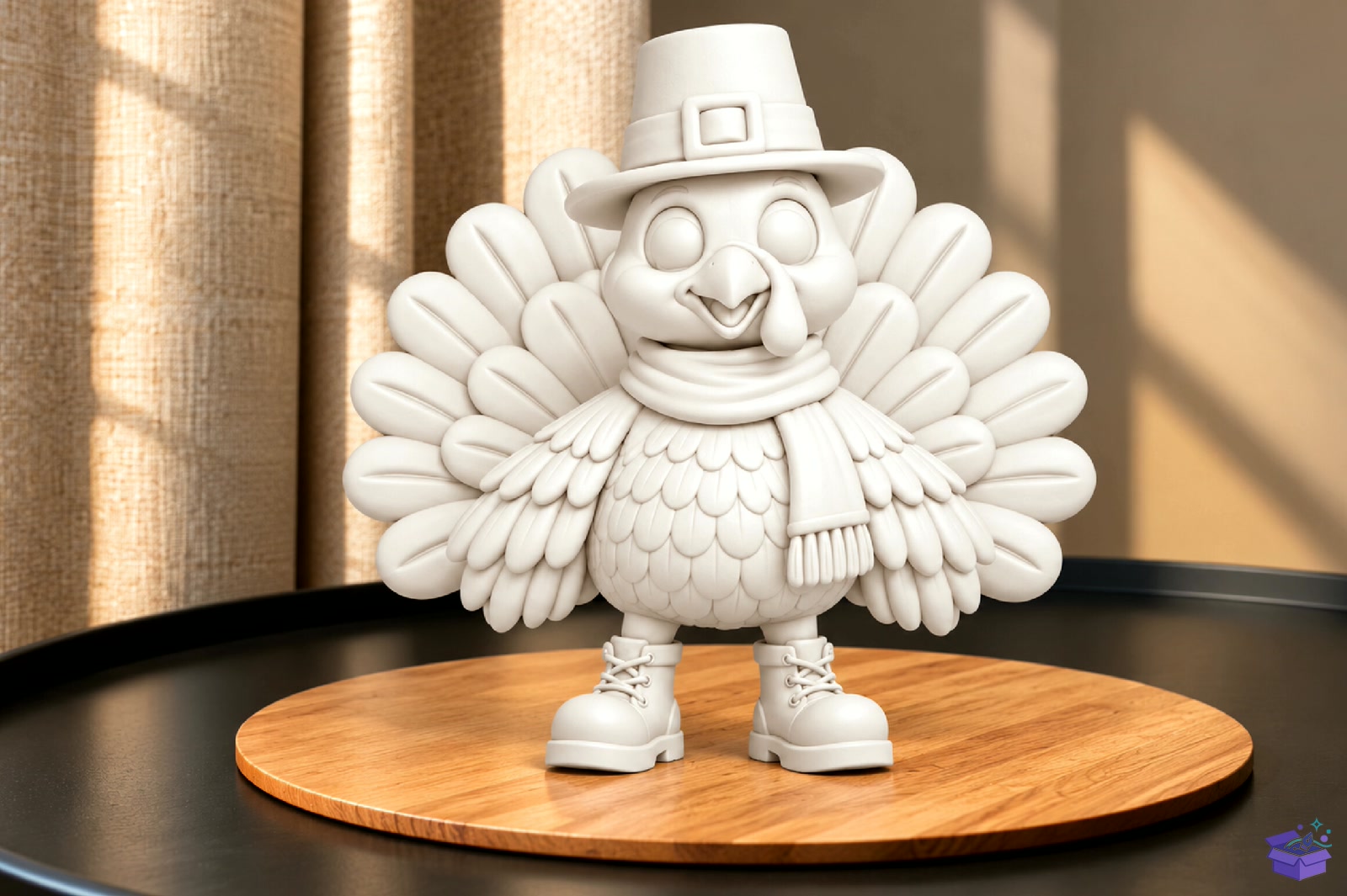 Thanksgiving Turkey STL 3D Baskı - 3D Baskı ve Model Dosyası (STL, OBJ, 3MF) - detaylı önizleme 2