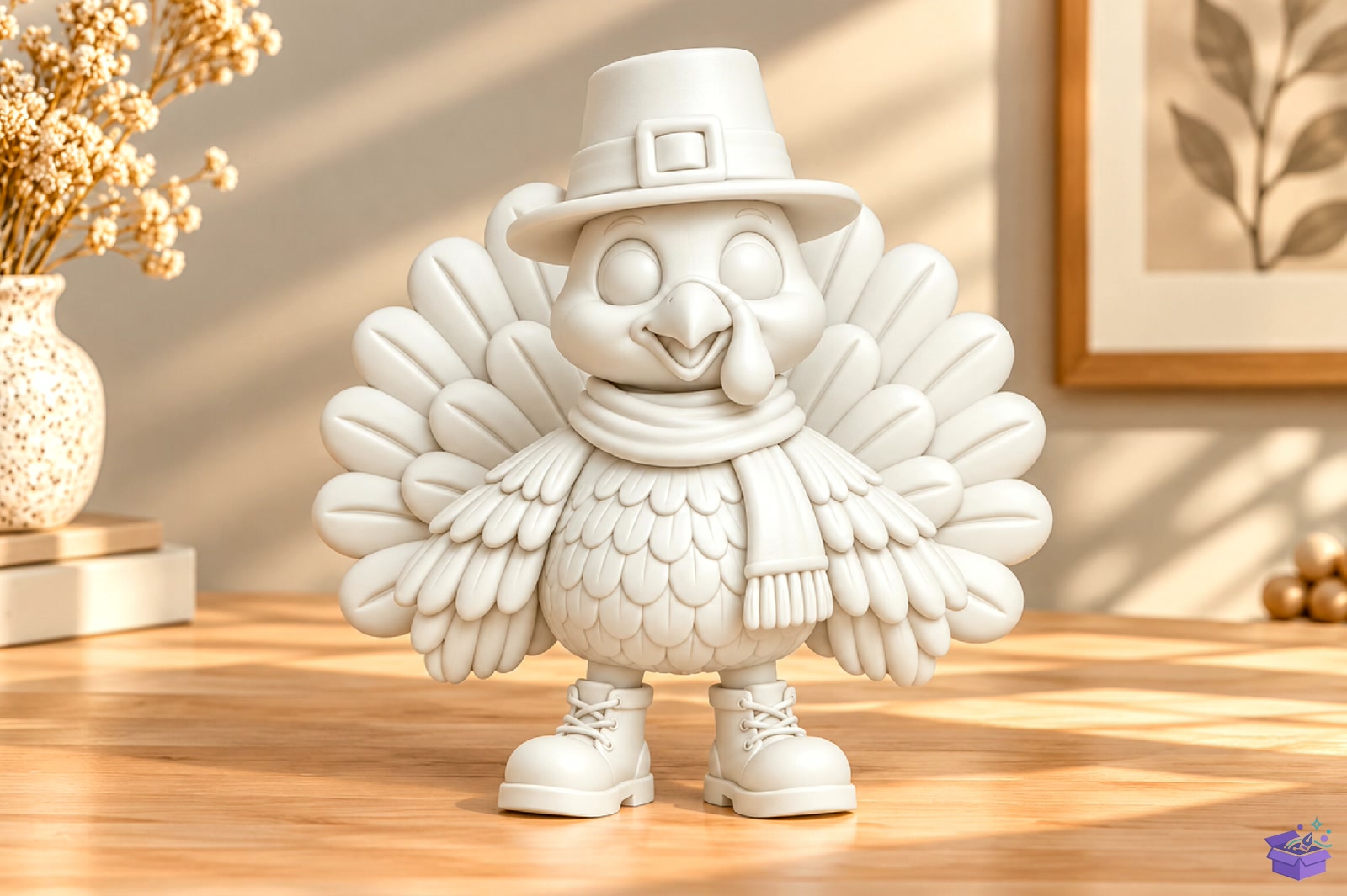 Thanksgiving Turkey STL 3D Baskı - 3D Baskı ve Model Dosyası (STL, OBJ, 3MF) - detaylı önizleme 3