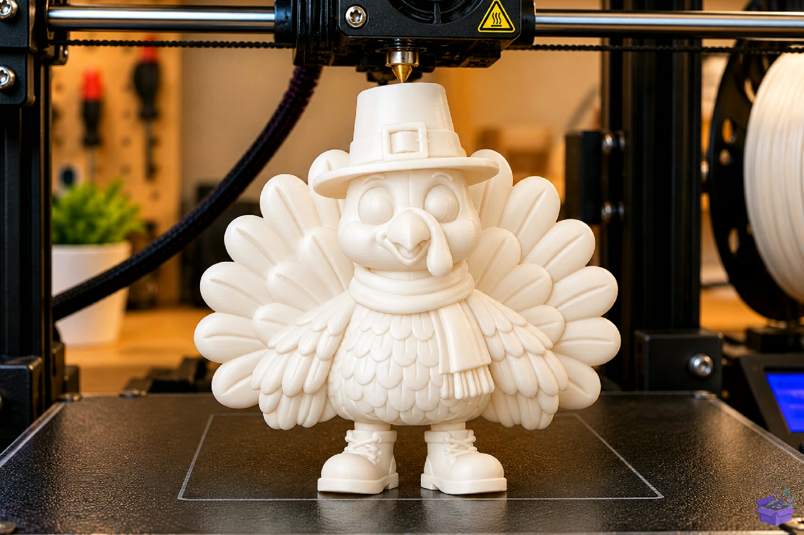 Thanksgiving Turkey STL 3D Baskı - 3D Baskı ve Model Dosyası (STL, OBJ, 3MF) - detaylı önizleme 4