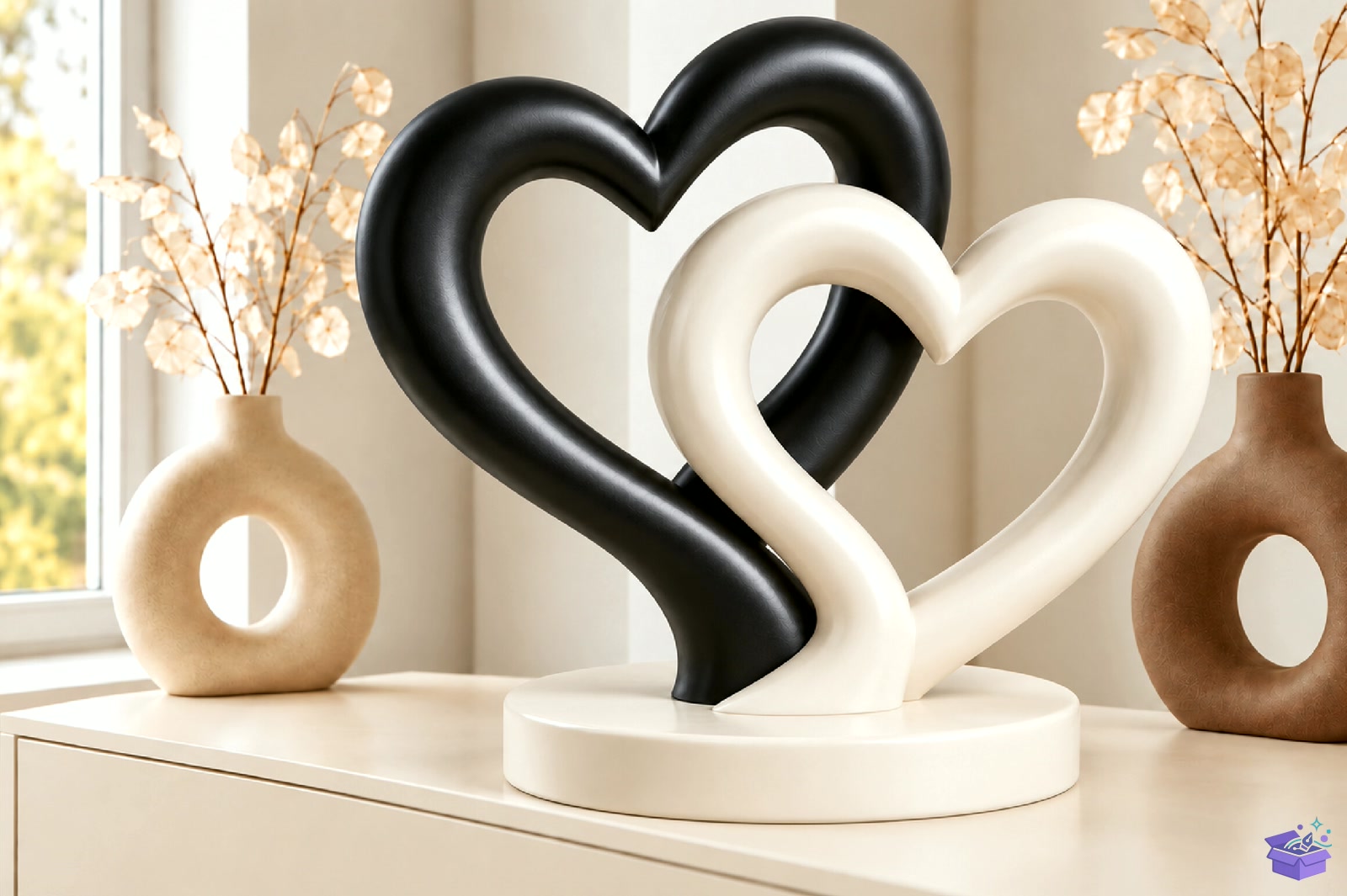 Kalp Temalı Decor STL 3D Baskı - 3D Baskı ve Model Dosyası (STL, OBJ, 3MF) - detaylı önizleme 2