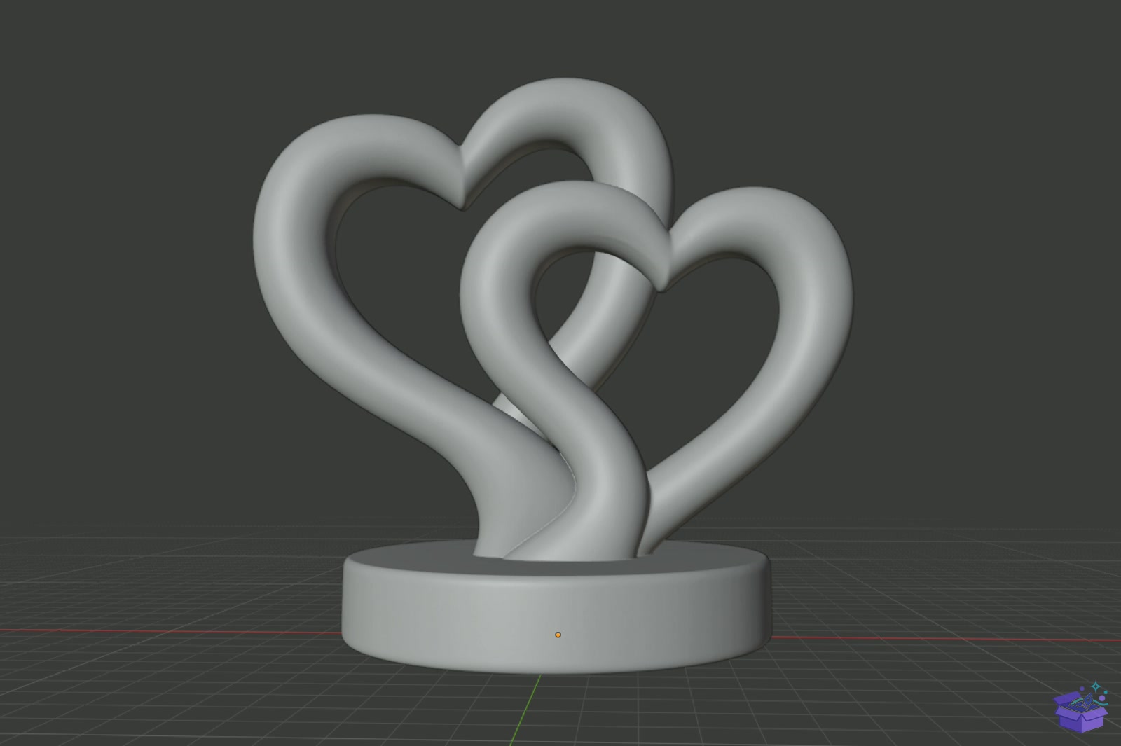 Kalp Temalı Decor STL 3D Baskı - 3D Baskı ve Model Dosyası (STL, OBJ, 3MF) - detaylı önizleme 5