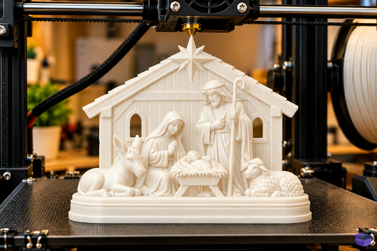 Nativity Scene Decor STL 3D Baskı - 3D Baskı ve Model Dosyası (STL, OBJ, 3MF) - detaylı önizleme 5