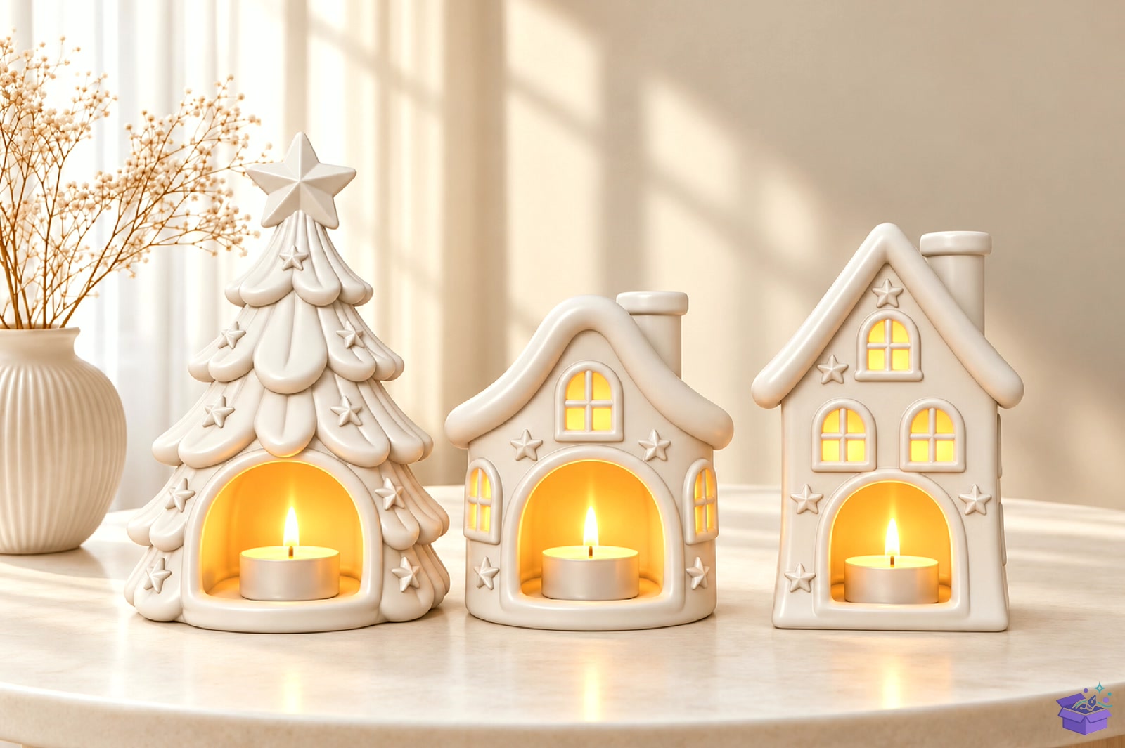 Yılbaşı Village Decor STL 3D Baskı - 3D Baskı ve Model Dosyası (STL, OBJ, 3MF) - detaylı önizleme 3