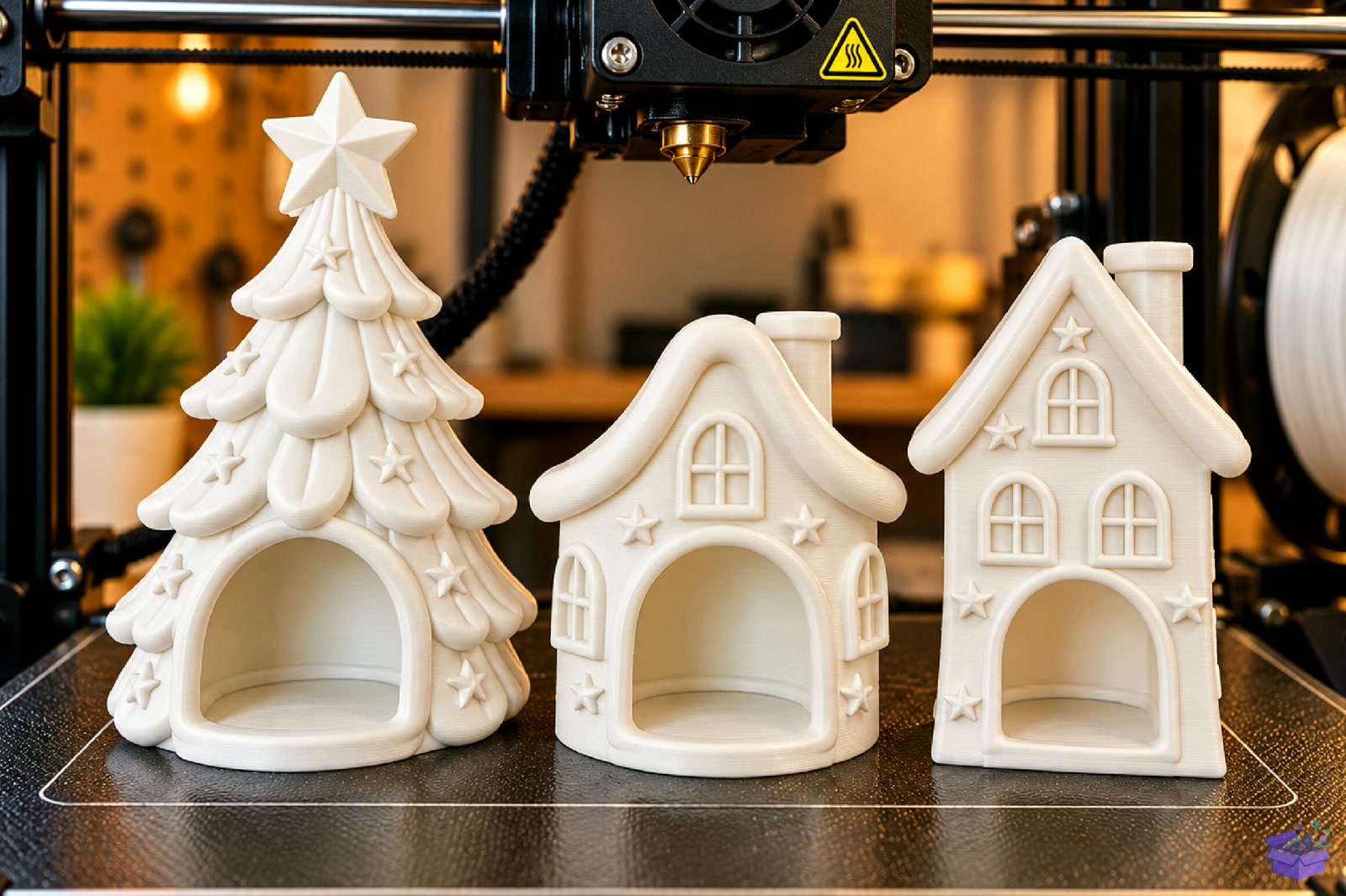 Yılbaşı Village Decor STL 3D Baskı - 3D Baskı ve Model Dosyası (STL, OBJ, 3MF) - detaylı önizleme 5