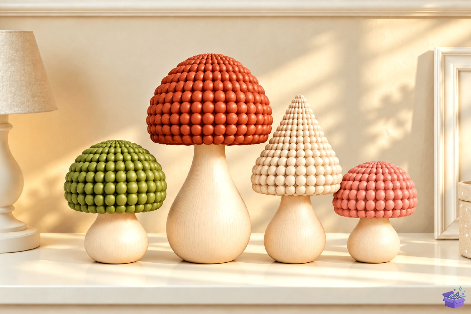 Mushroom Home Decor STL 3D Baskı - 3D Baskı ve Model Dosyası (STL, OBJ, 3MF) - detaylı önizleme 3