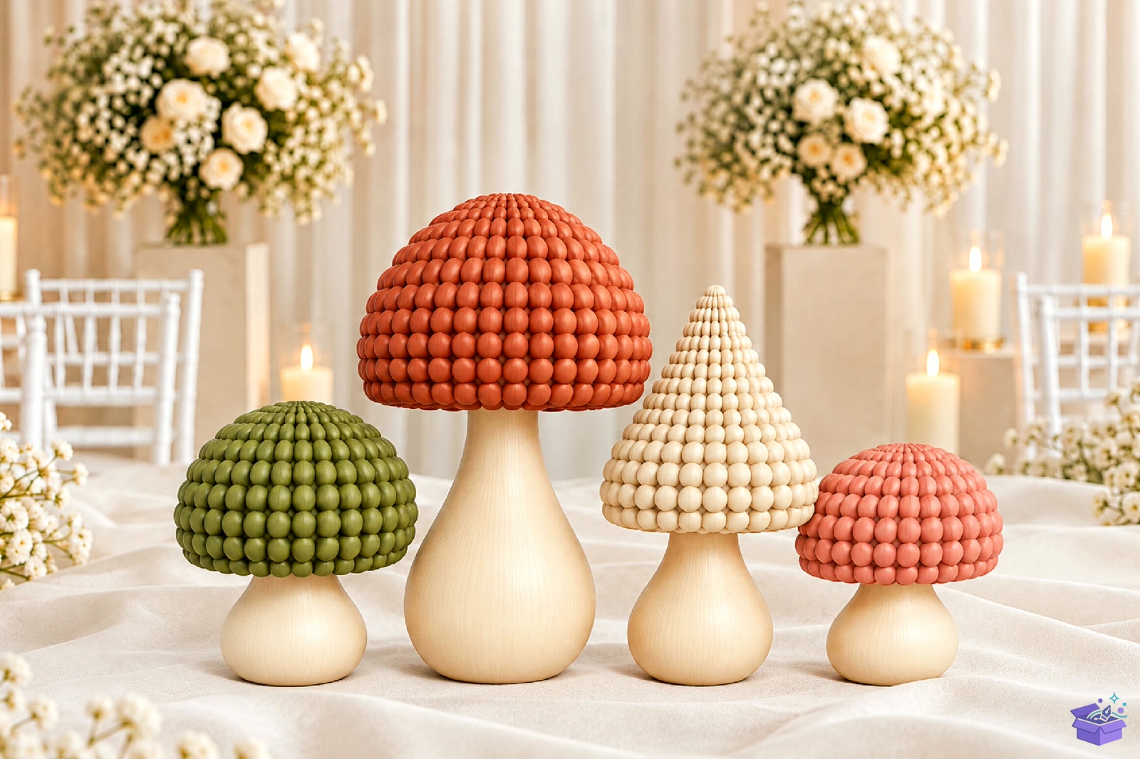 Mushroom Home Decor STL 3D Baskı - 3D Baskı ve Model Dosyası (STL, OBJ, 3MF) - detaylı önizleme 4
