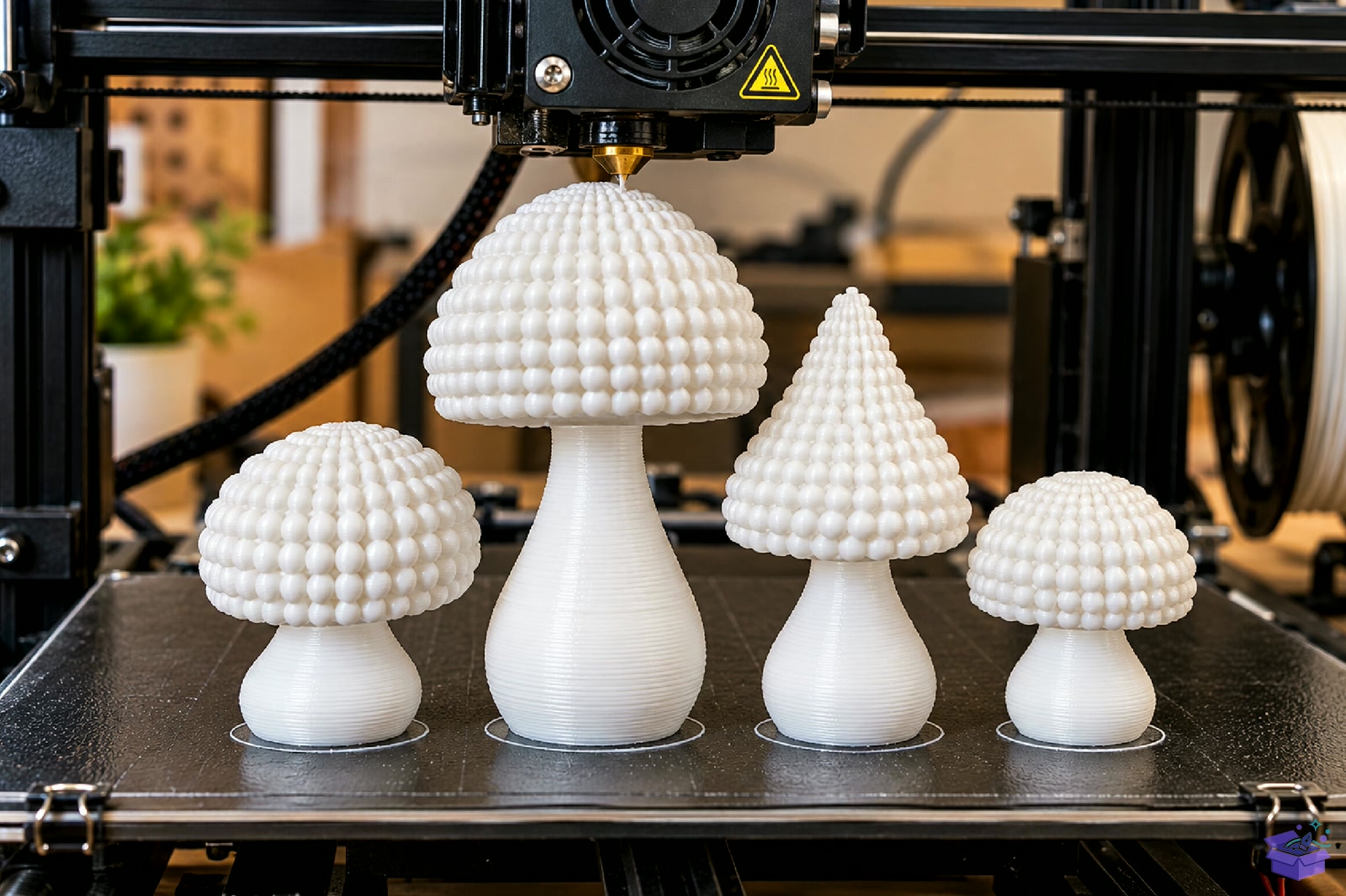 Mushroom Home Decor STL 3D Baskı - 3D Baskı ve Model Dosyası (STL, OBJ, 3MF) - detaylı önizleme 5