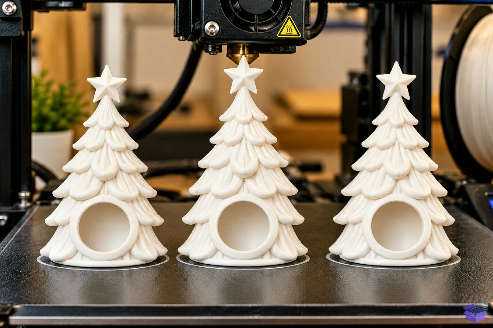 Yılbaşı Ağacı Mumluk STL 3D Prin - 3D Baskı ve Model Dosyası (STL, OBJ, 3MF) - detaylı önizleme 5
