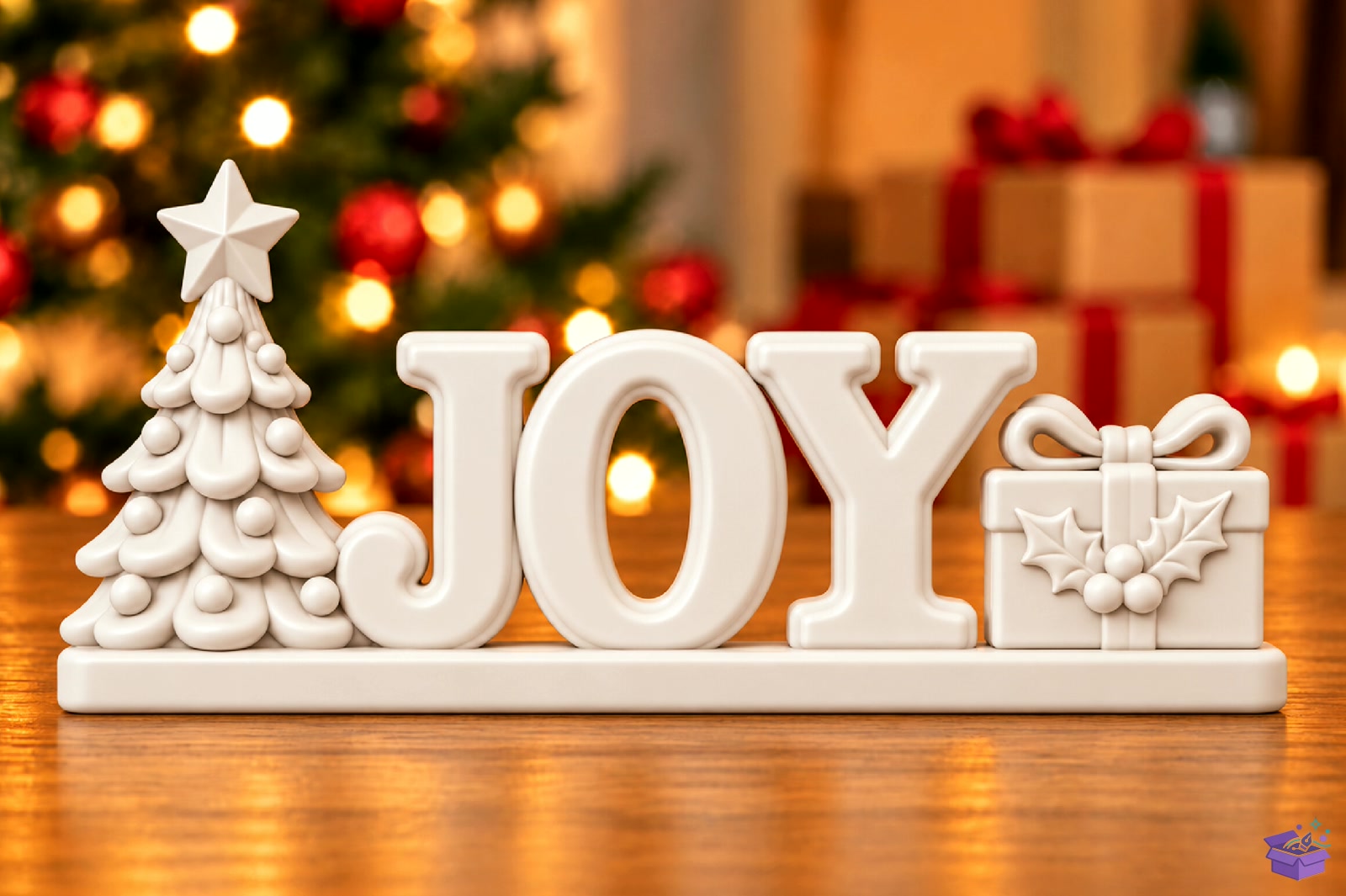 Yılbaşı Joy Decor STL 3D Baskı - 3D Baskı ve Model Dosyası (STL, OBJ, 3MF)